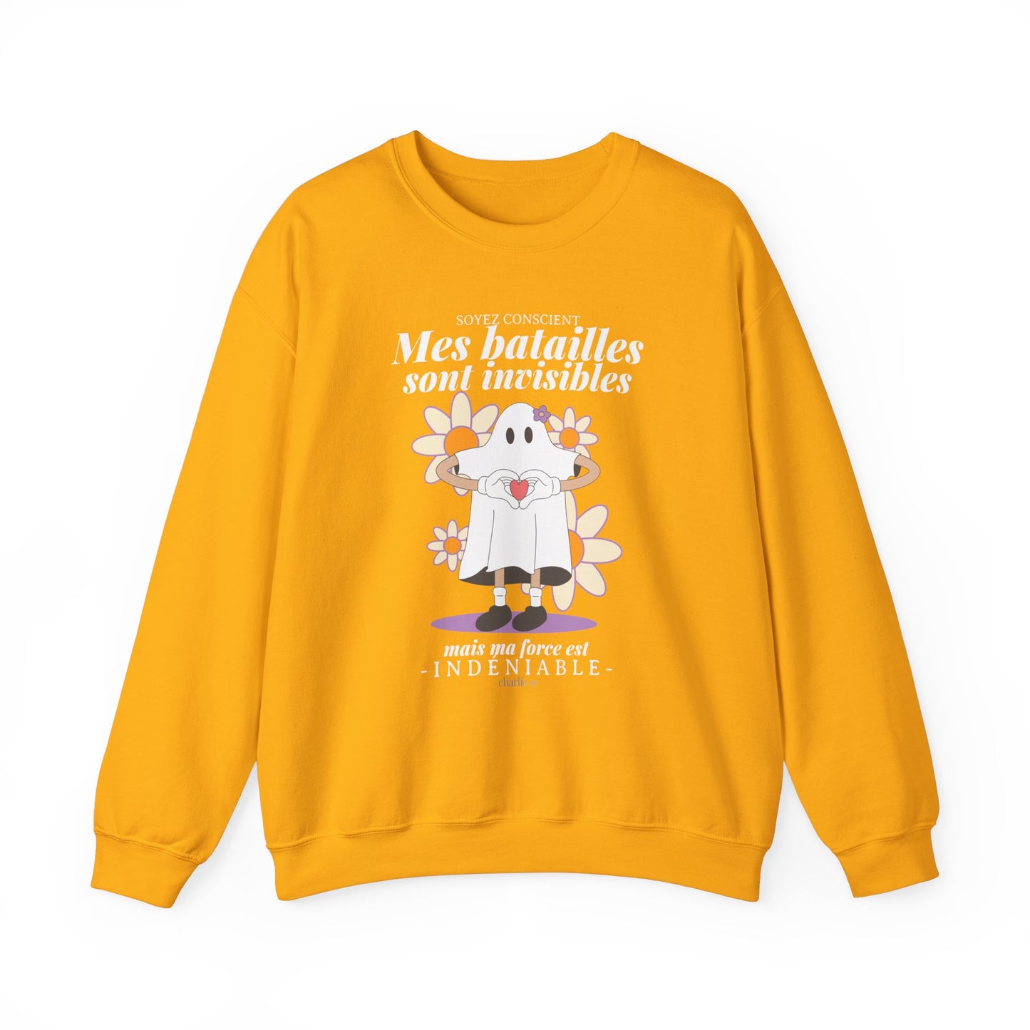 INVISIBLE DISEASES crewneck sweatshirt for adults