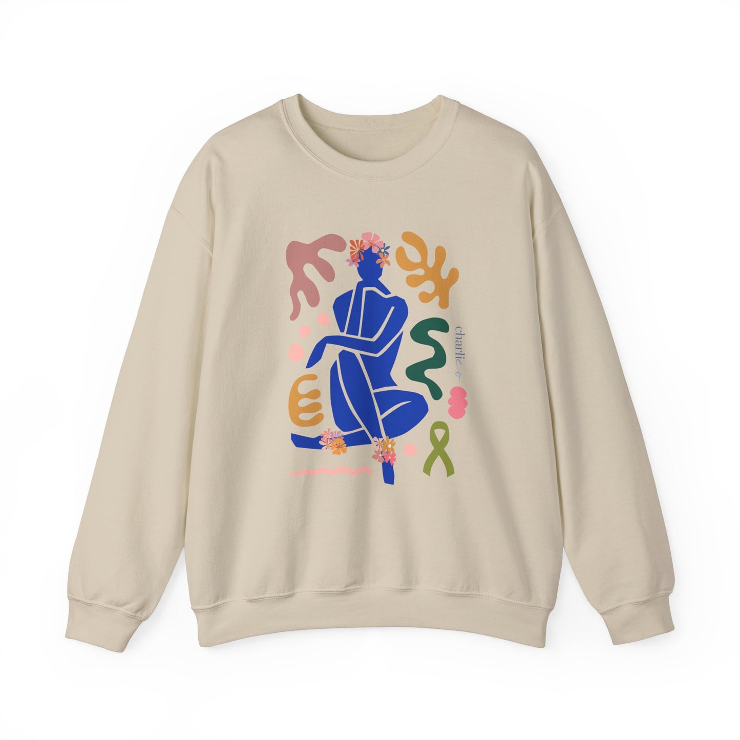 Sweatshirt crewneck -LYME- pour adulte