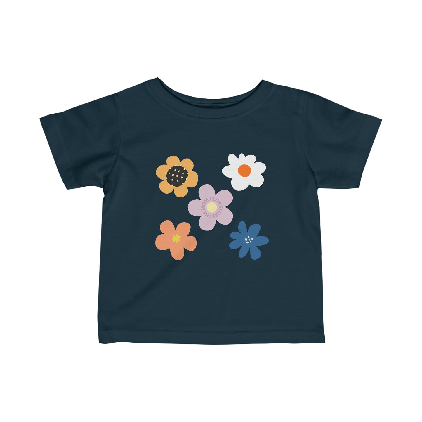 Children's FLOWERS unisex print short-sleeve t-shirt