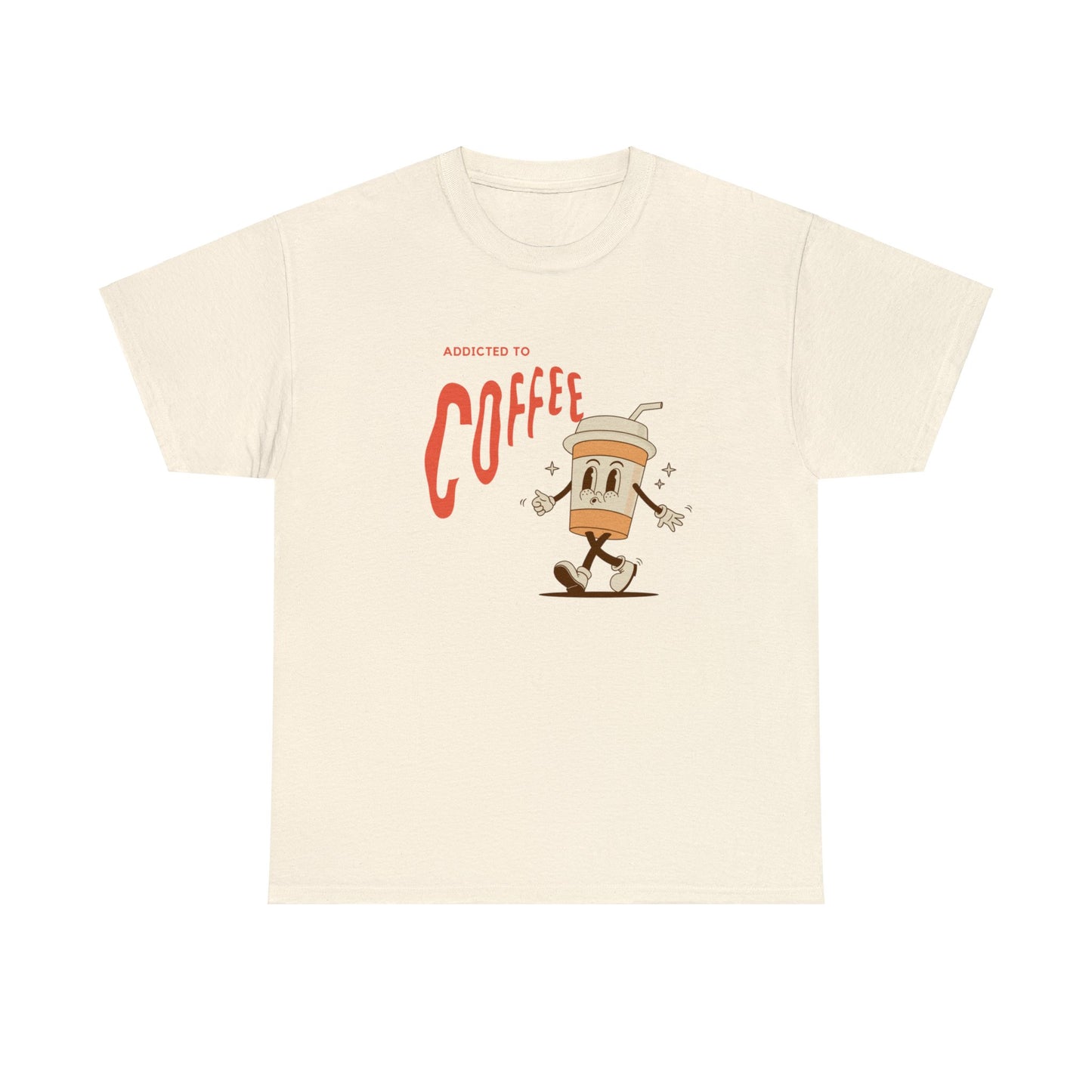 ADDICTED TO COFFEE t-shirt in English - adult