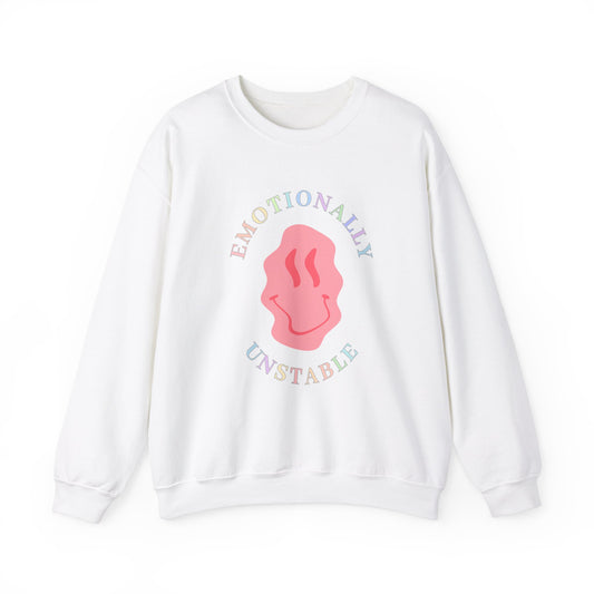 Sweat-shirt à col rond EMOTIONALLY UNSTABLE - adulte
