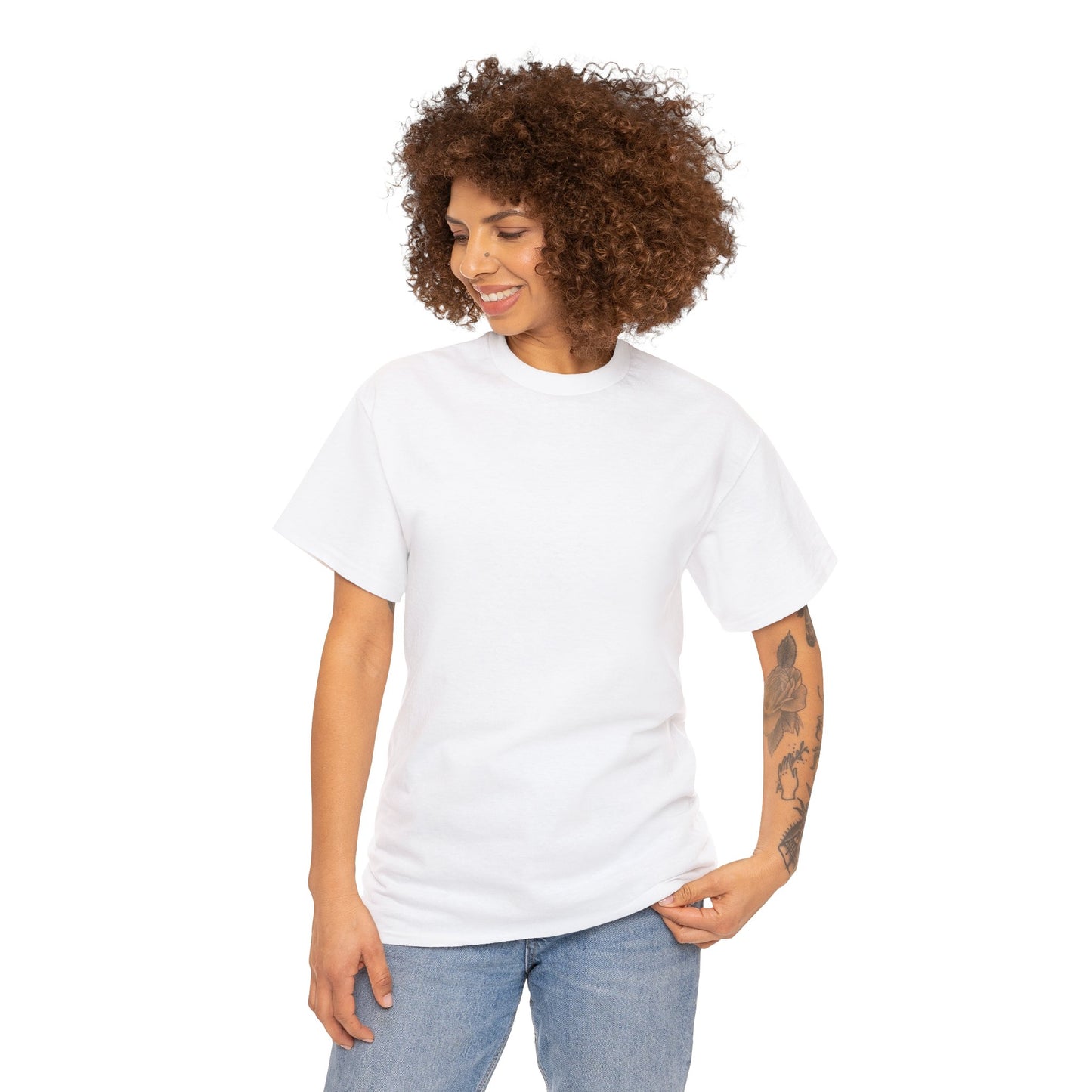 T-shirt à manches courtes à imprimé unisexe pour adulte