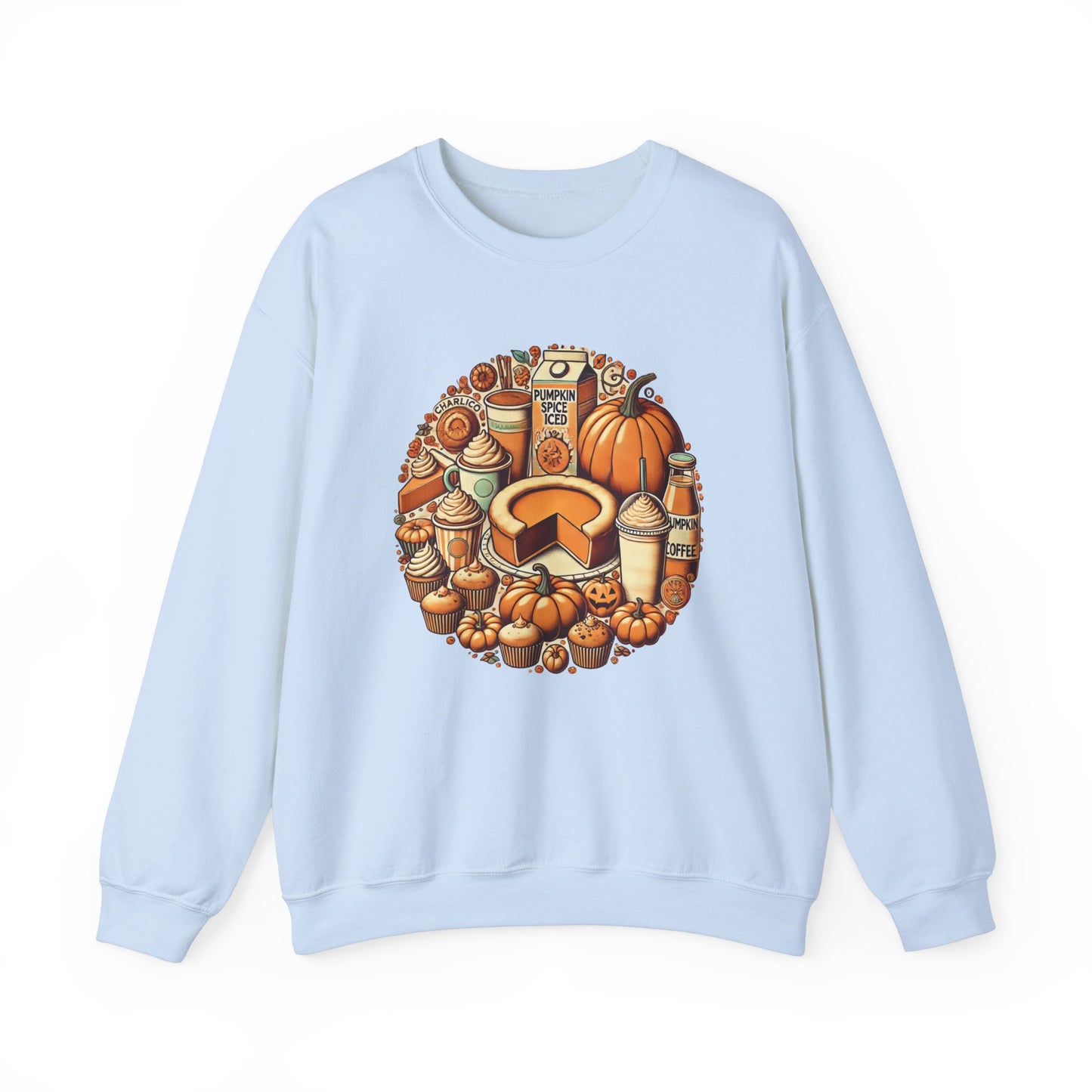 Crewneck sweatshirt to print -PUMPKINS AND CO- unisex for adults