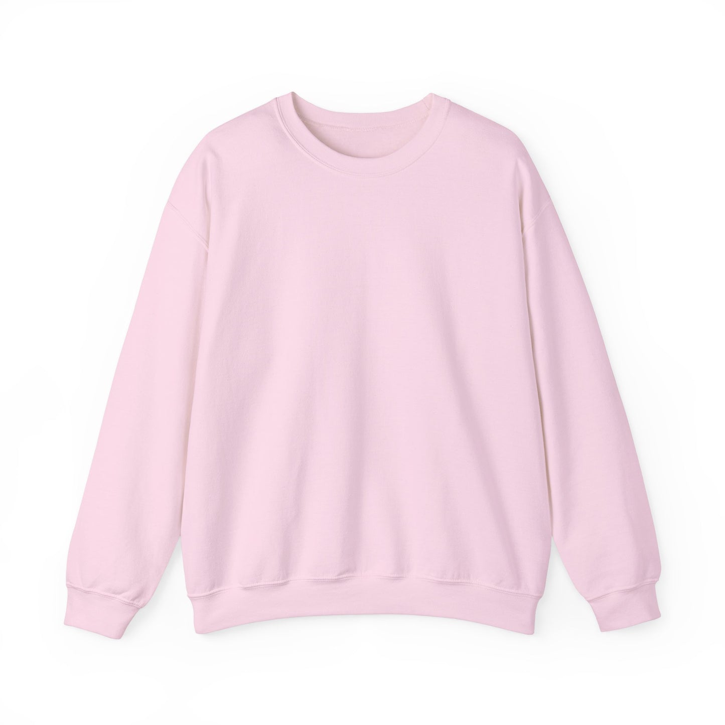SMILE MORE pink round-neck sweatshirt - adult