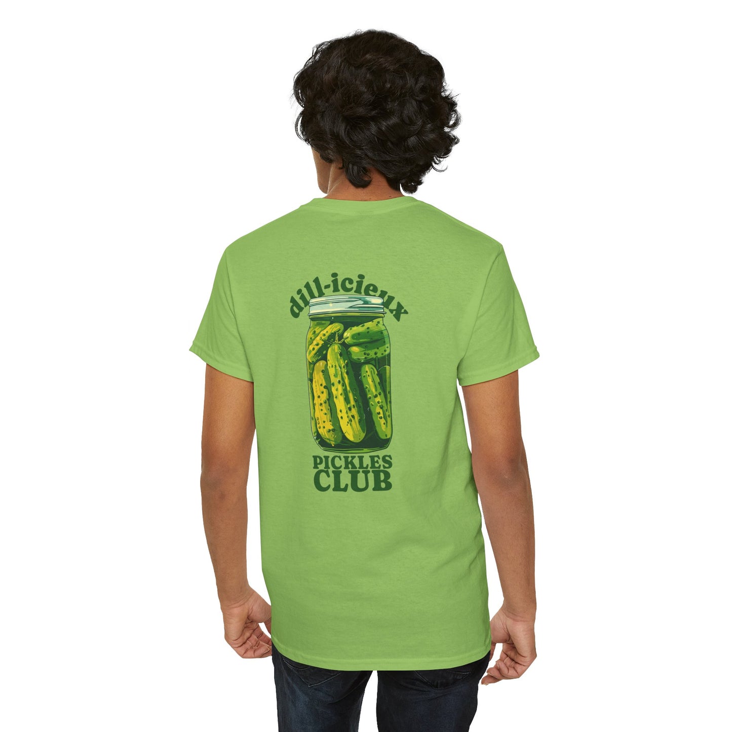 T-shirt à imprimer -DILL-ICIEUX PICKLES CLUB- pour adulte