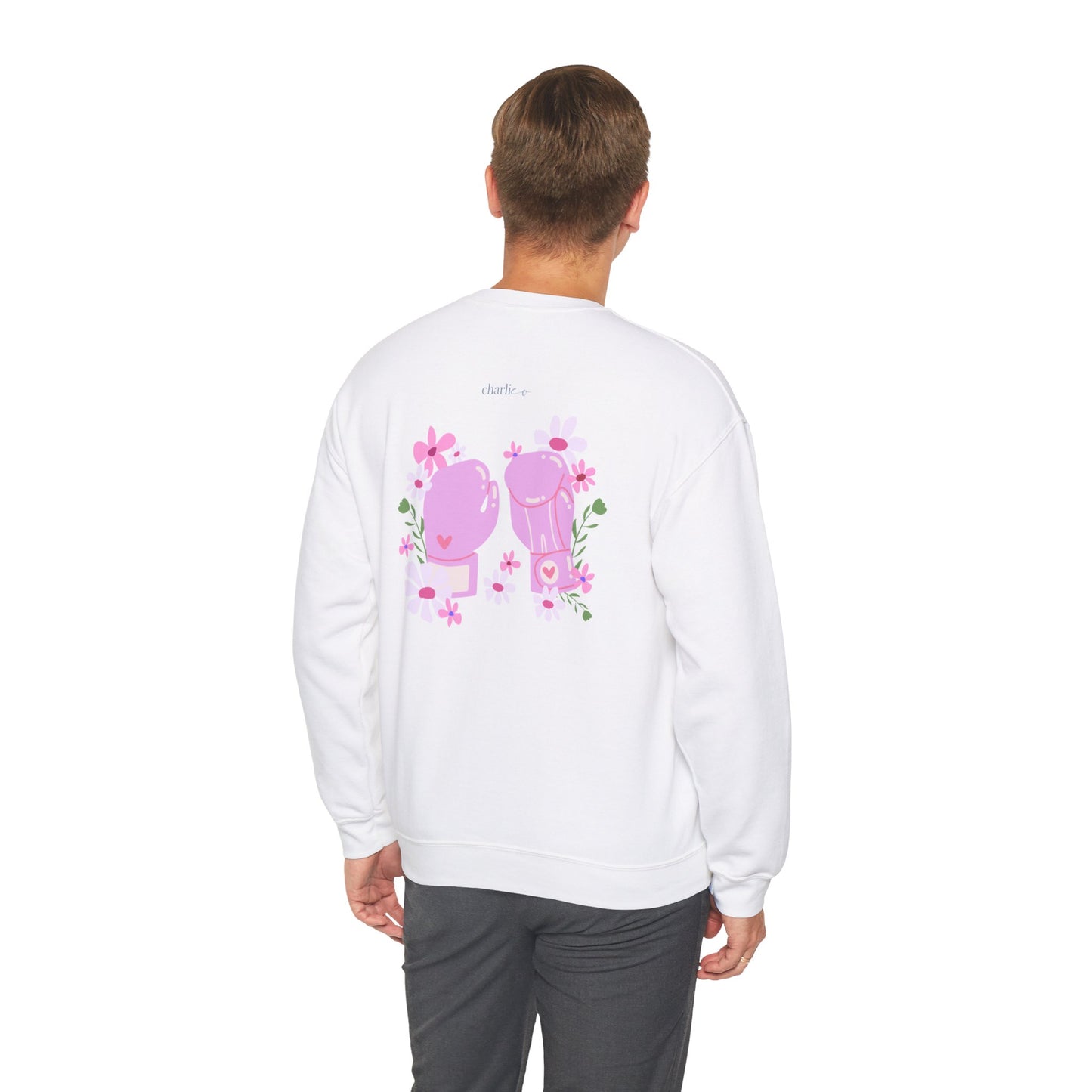 Printed crewneck sweatshirt -I HAVE THE STRENGTH- for adults