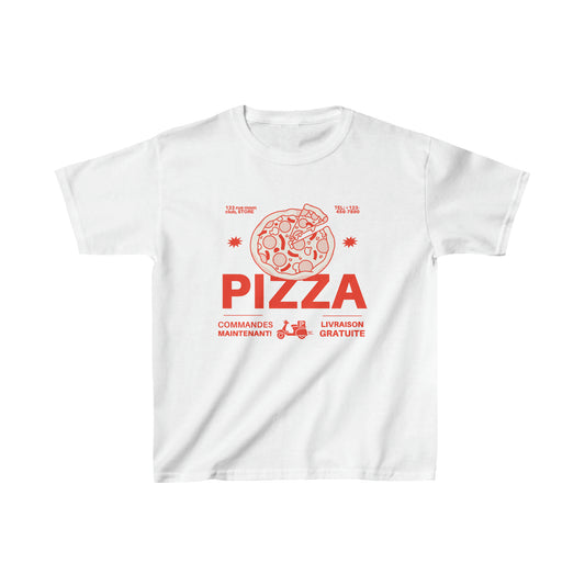 T-shirt LIVRAISON  DE PIZZA français - enfant
