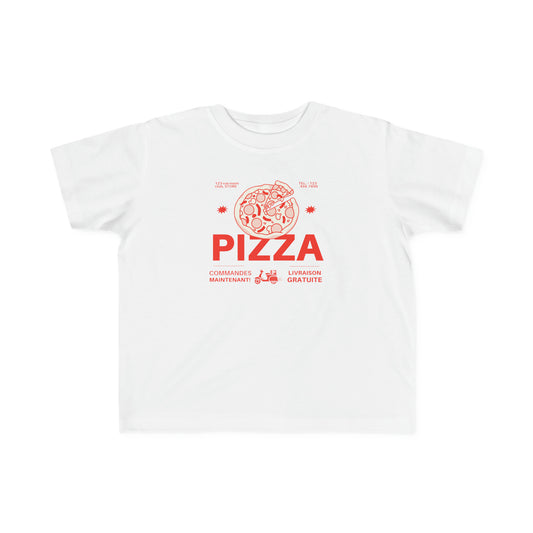 T-shirt LIVRAISON DE PIZZA français - toddler