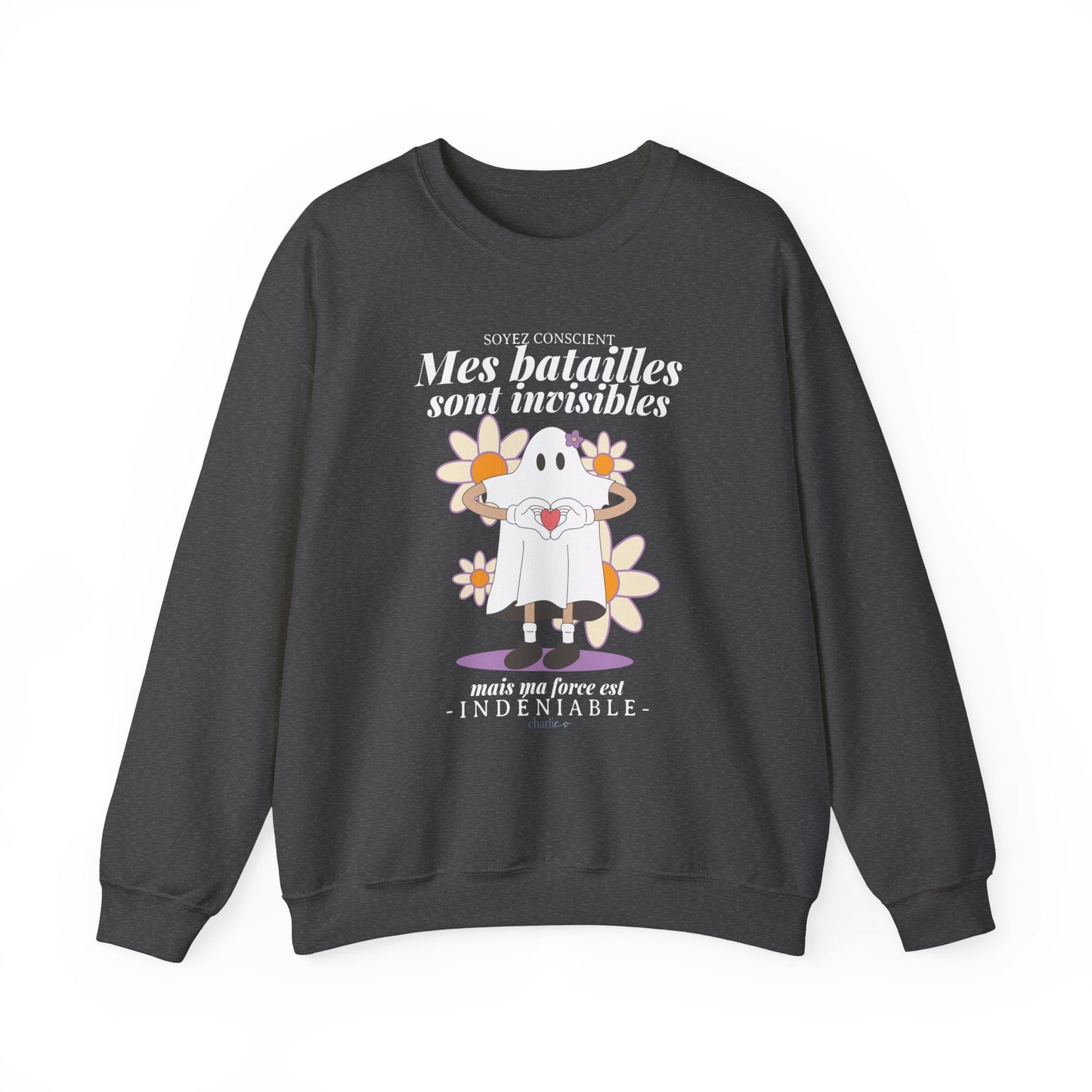 INVISIBLE DISEASES crewneck sweatshirt for adults