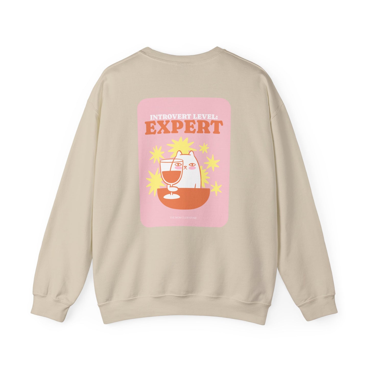 Crewneck sweatshirt -introvert level EXPERT- for adults