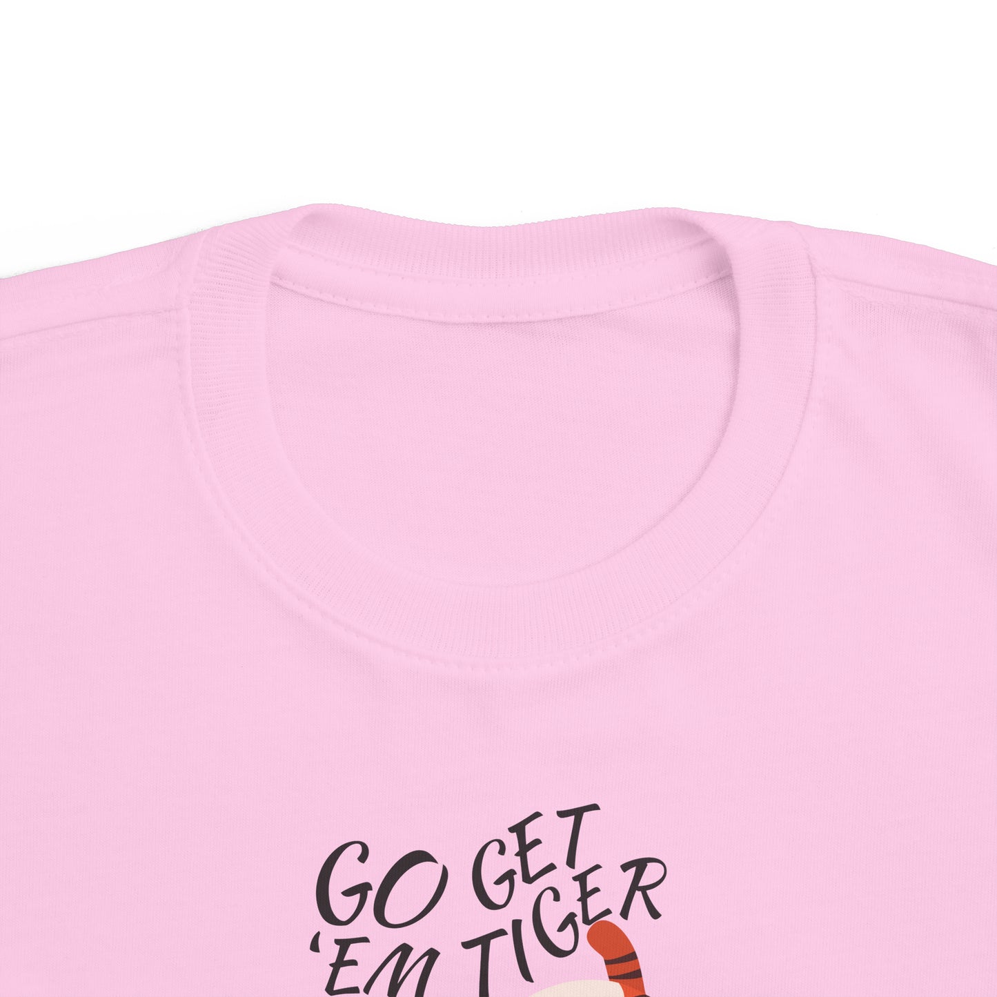 T-shirt à manches courtes à imprimé unisexe go get 'em TIGER pour toddler