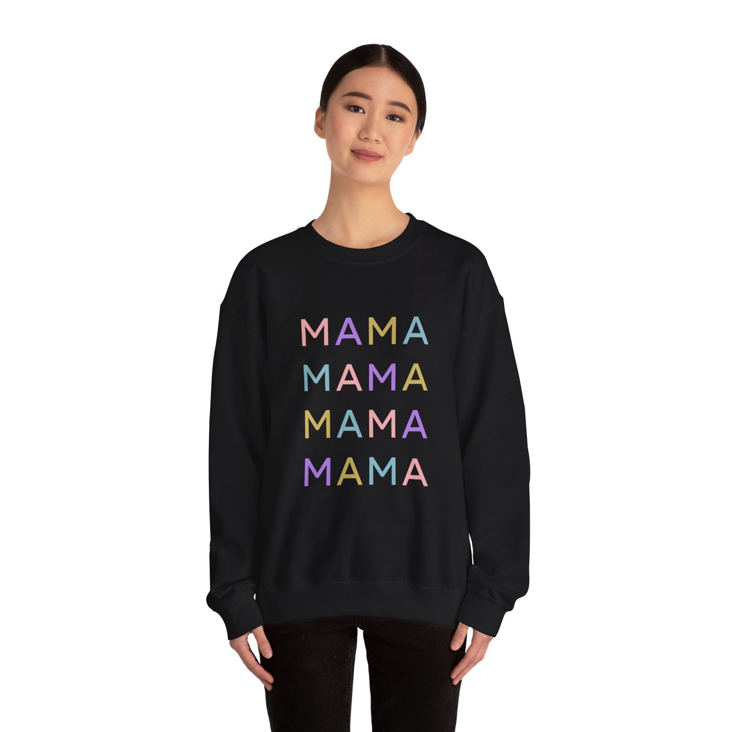 Sweatshirt à col rond MAMA - adulte