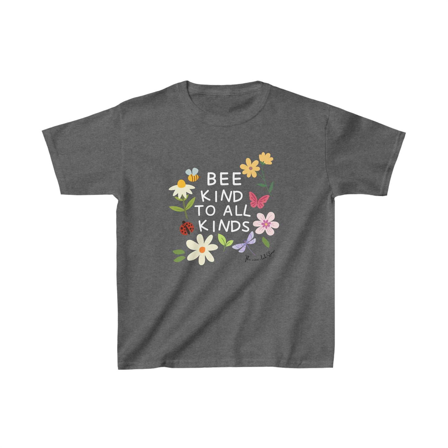 T-shirt à manches courtes à imprimé unisexe be kind to ALL KINDS pour enfant
