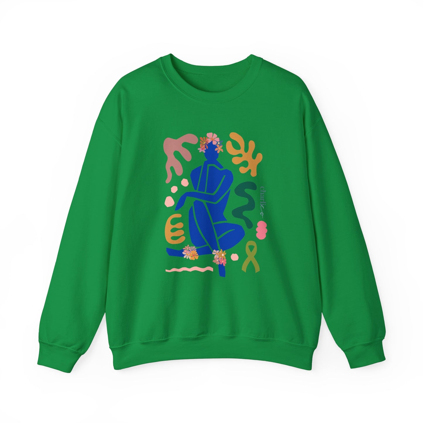 Sweatshirt crewneck -LYME- pour adulte