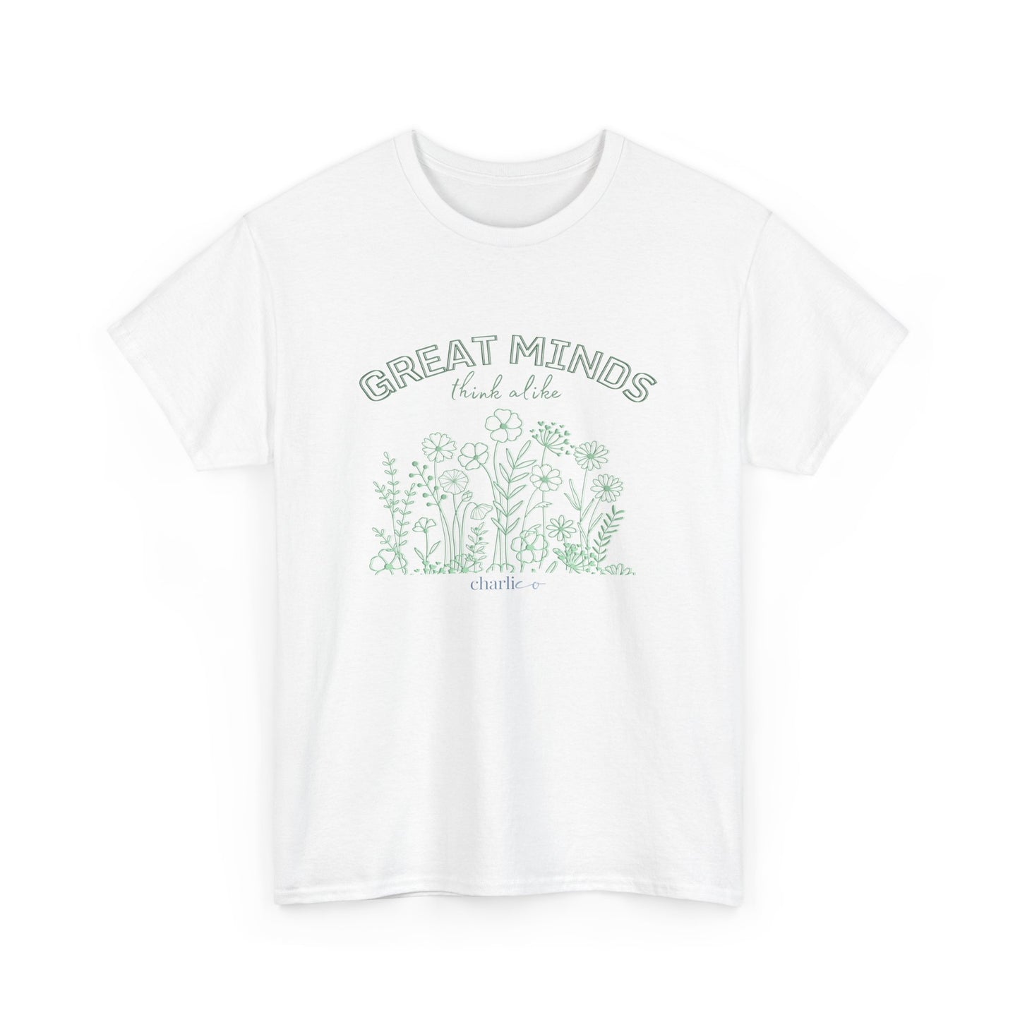 GREAT MINDS Unisex Printed Short-Sleeve T-Shirt for Adults