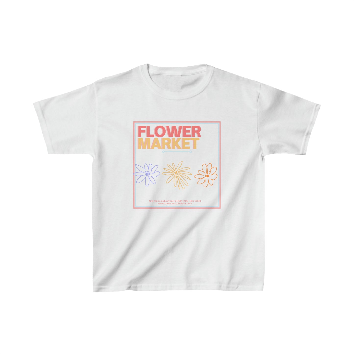 T-shirt FLOWER MARKET - enfant