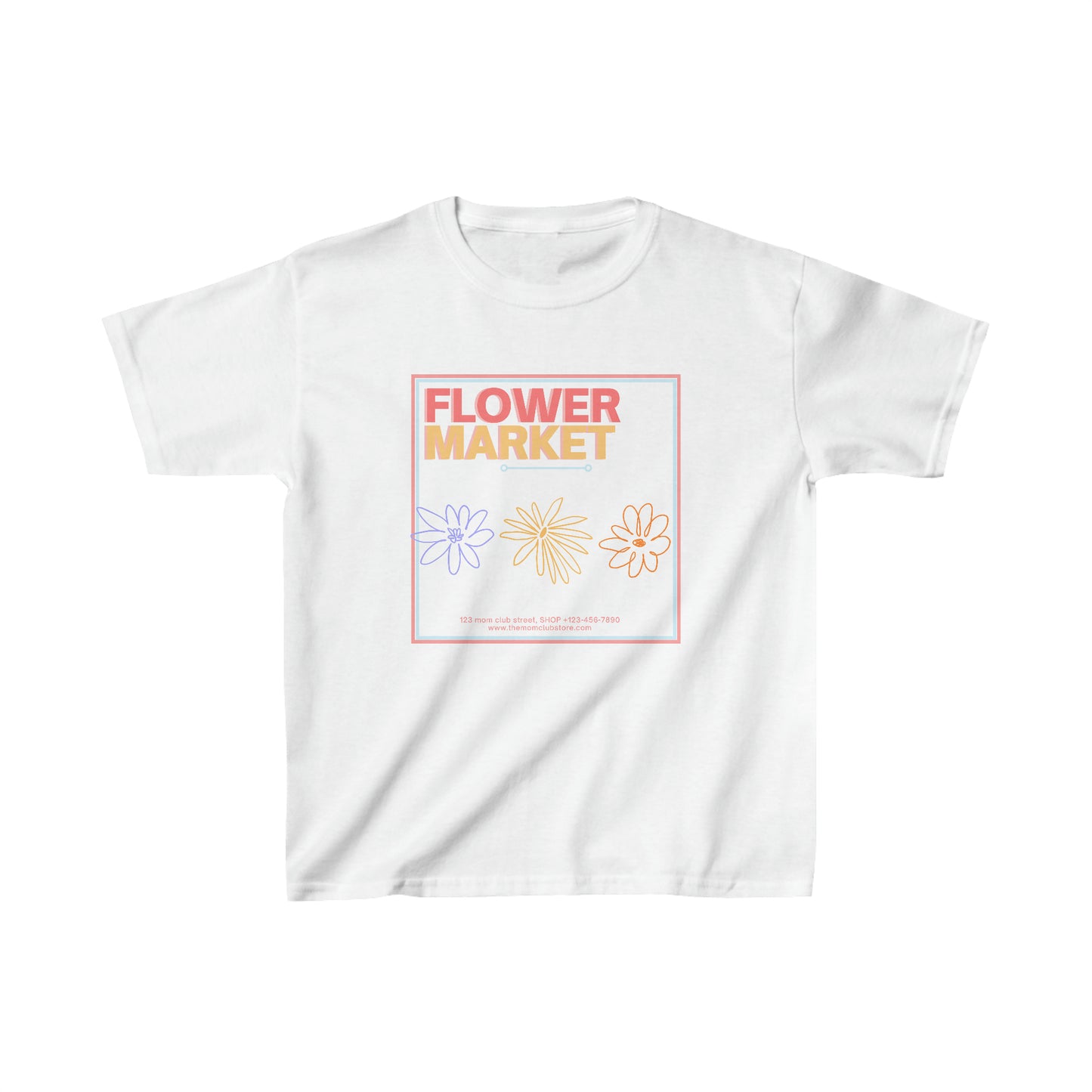 T-shirt FLOWER MARKET - enfant