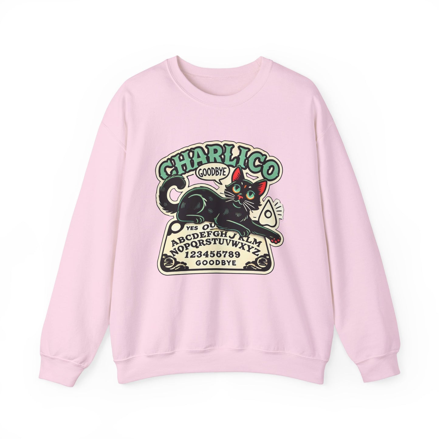 Unisex Adult -OUIJA- Print Crewneck Sweatshirt