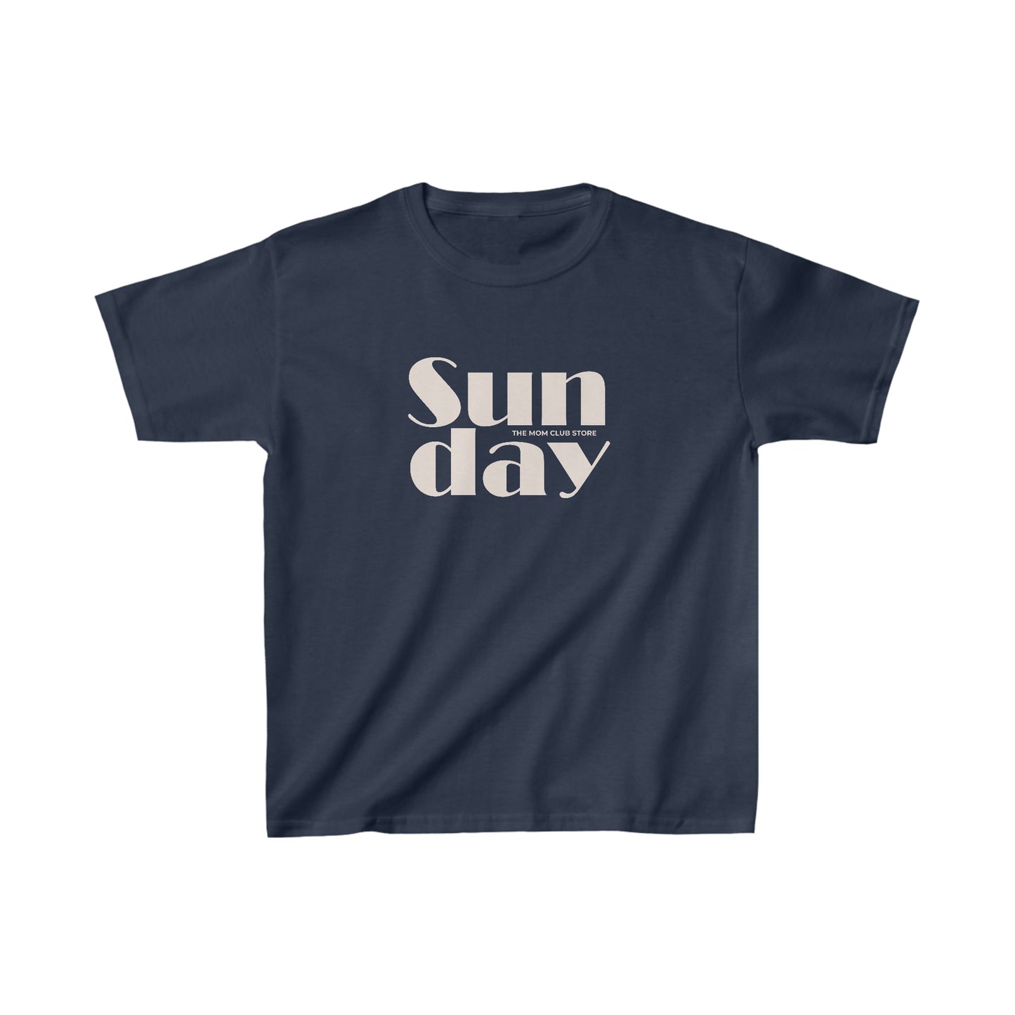 Kids' SUNDAY Unisex Print Short-Sleeve T-Shirt