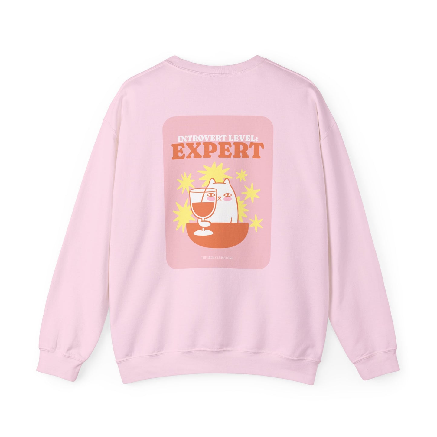 Crewneck sweatshirt -introvert level EXPERT- for adults