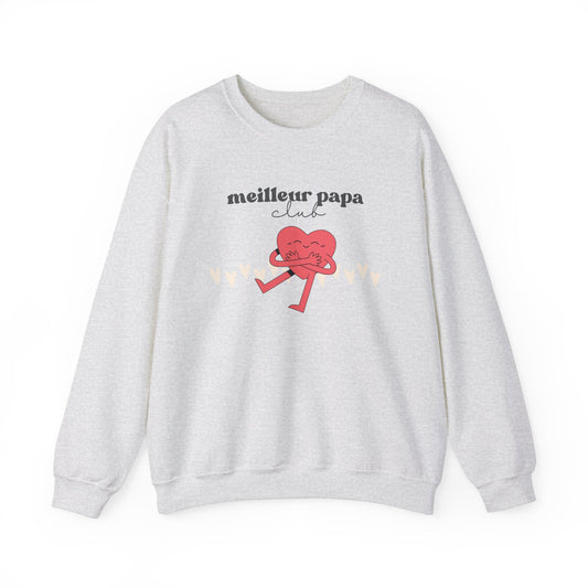 BEST PAPA CLUB round-neck sweatshirt - adult