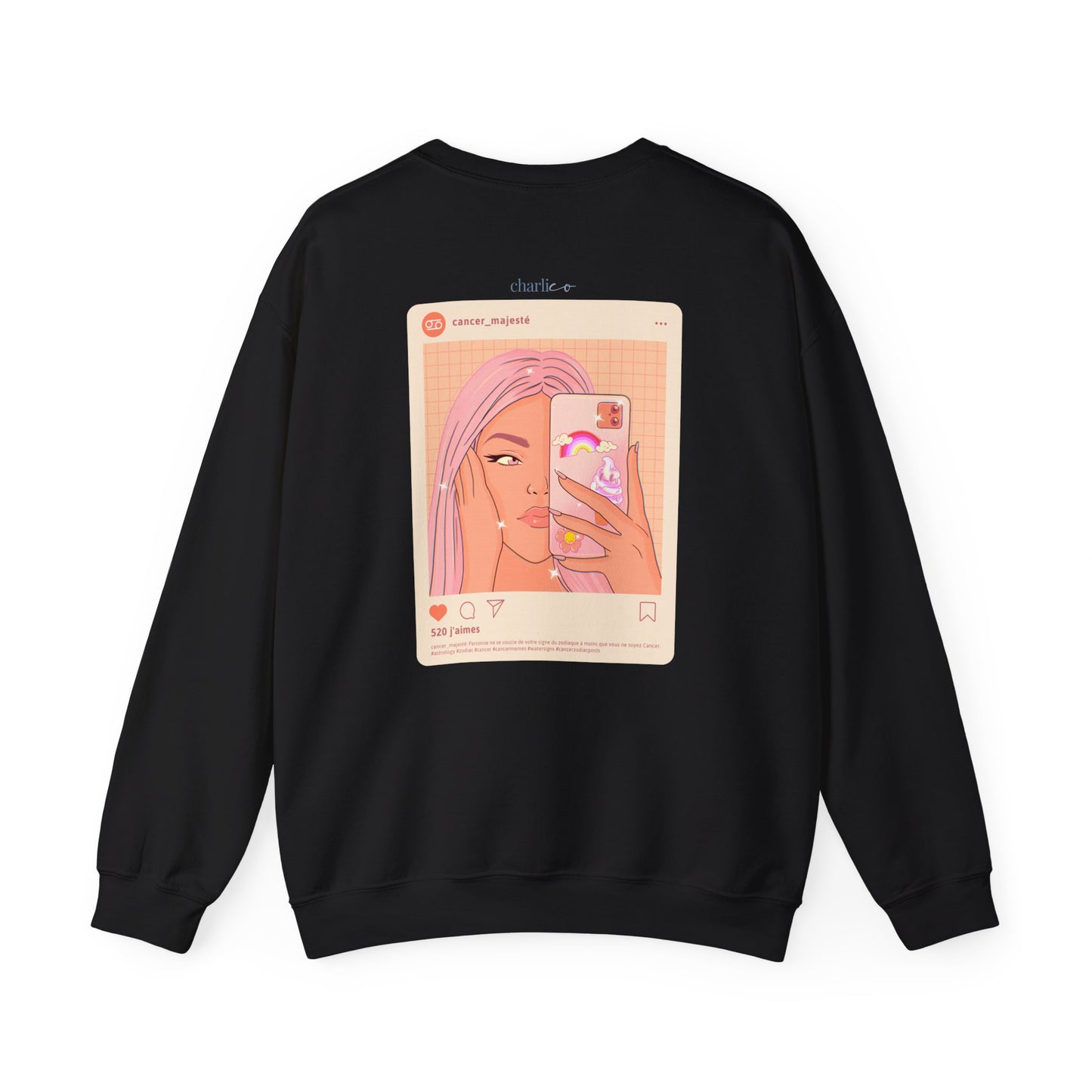Crewneck sweatshirt -CANCER- for adults
