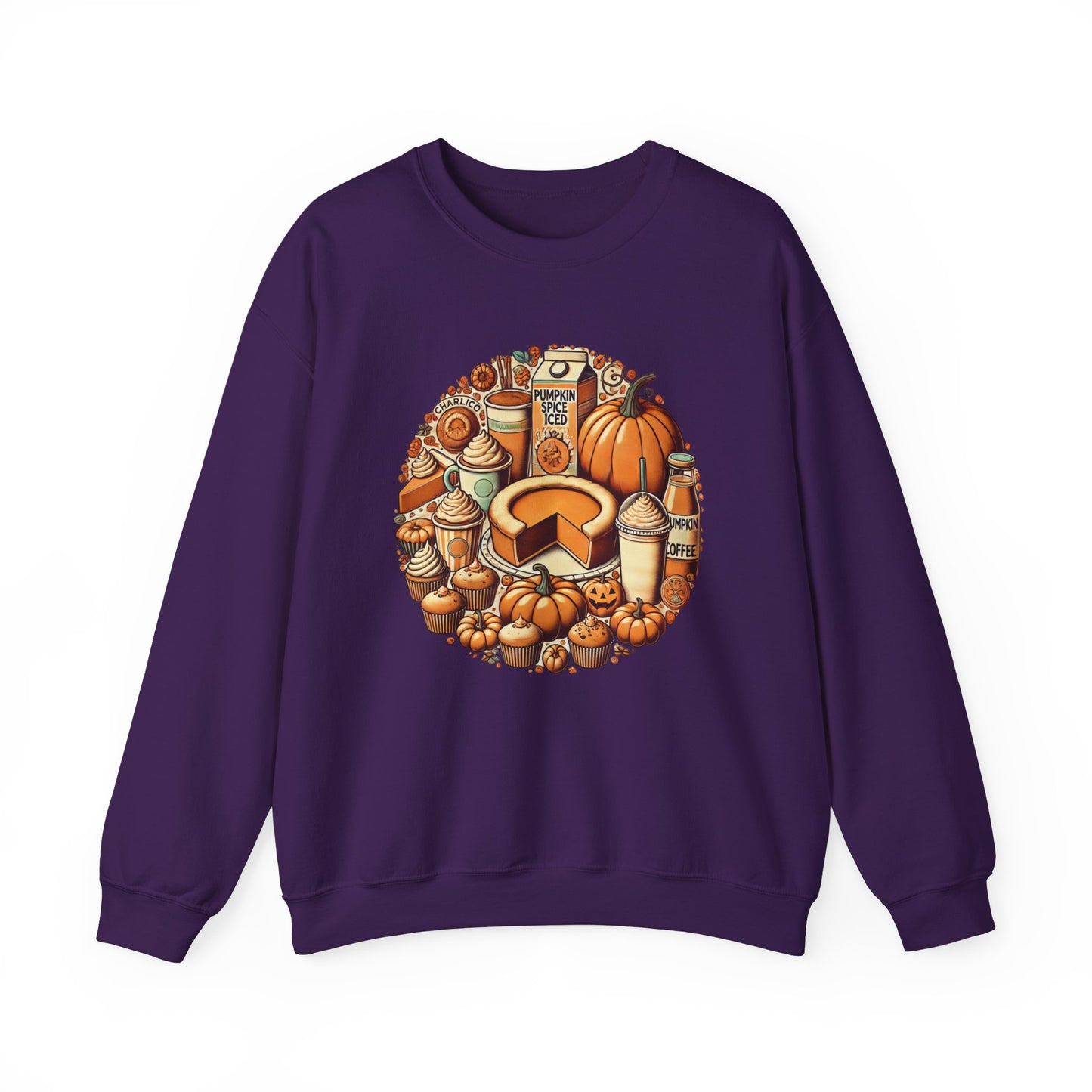 Crewneck sweatshirt to print -PUMPKINS AND CO- unisex for adults