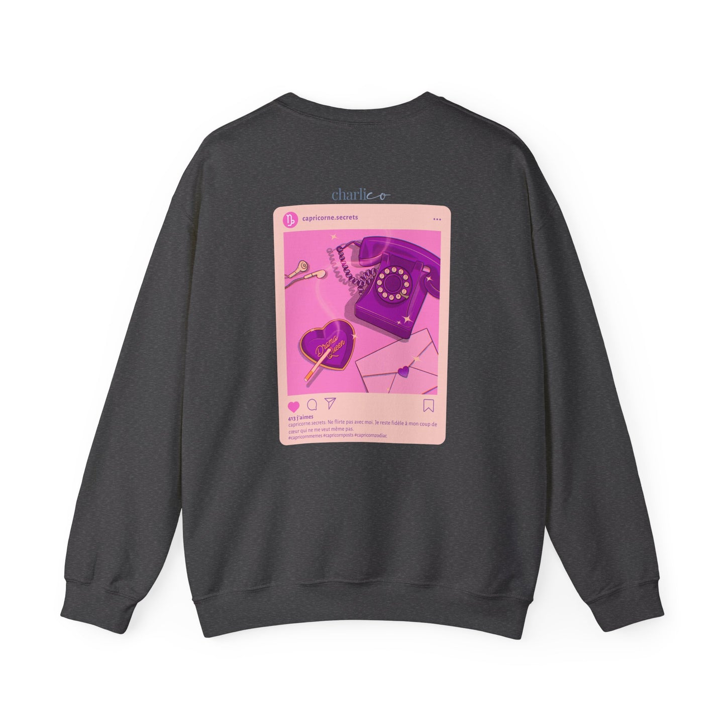 Crewneck sweatshirt -CAPRICORN- for adults