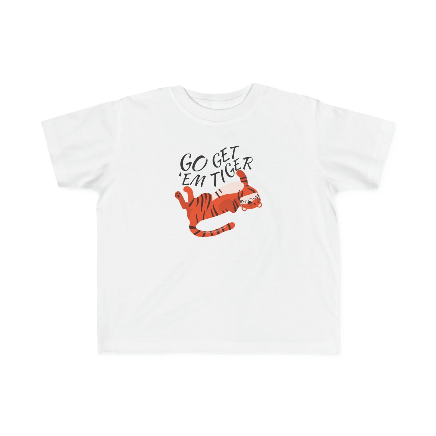 T-shirt à manches courtes à imprimé unisexe go get 'em TIGER pour toddler