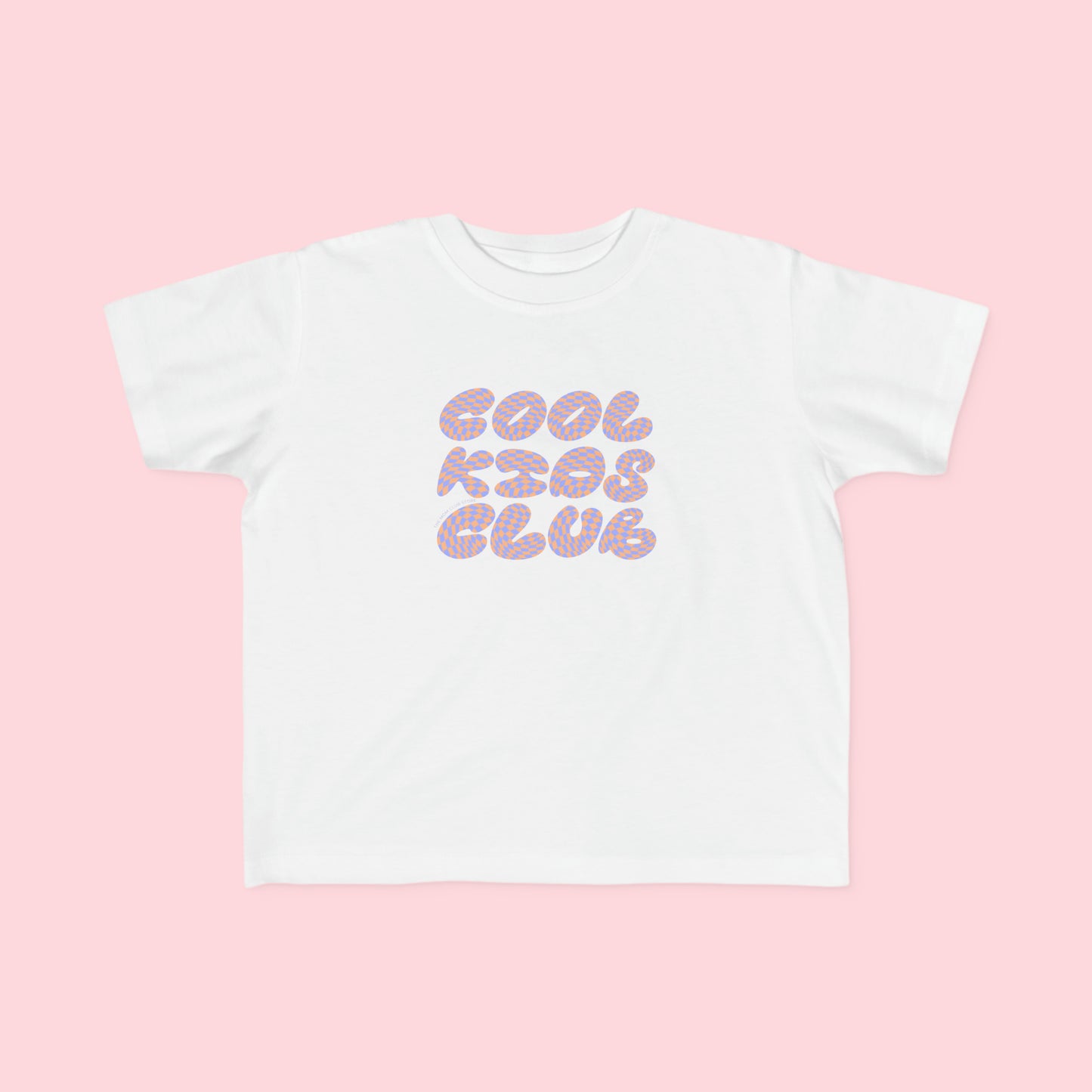 T-shirt à manches courtes à imprimé unisexe COOL KIDS CLUB pour toddler