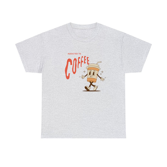 ADDICTED TO COFFEE t-shirt in English - adult