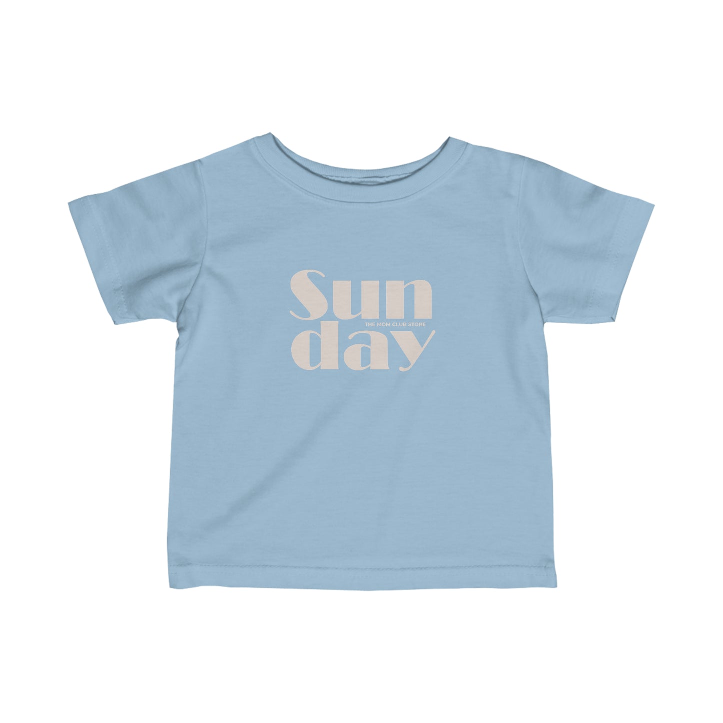 T-shirt à manches courtes à imprimé unisexe SUNDAY pour 6m-24m