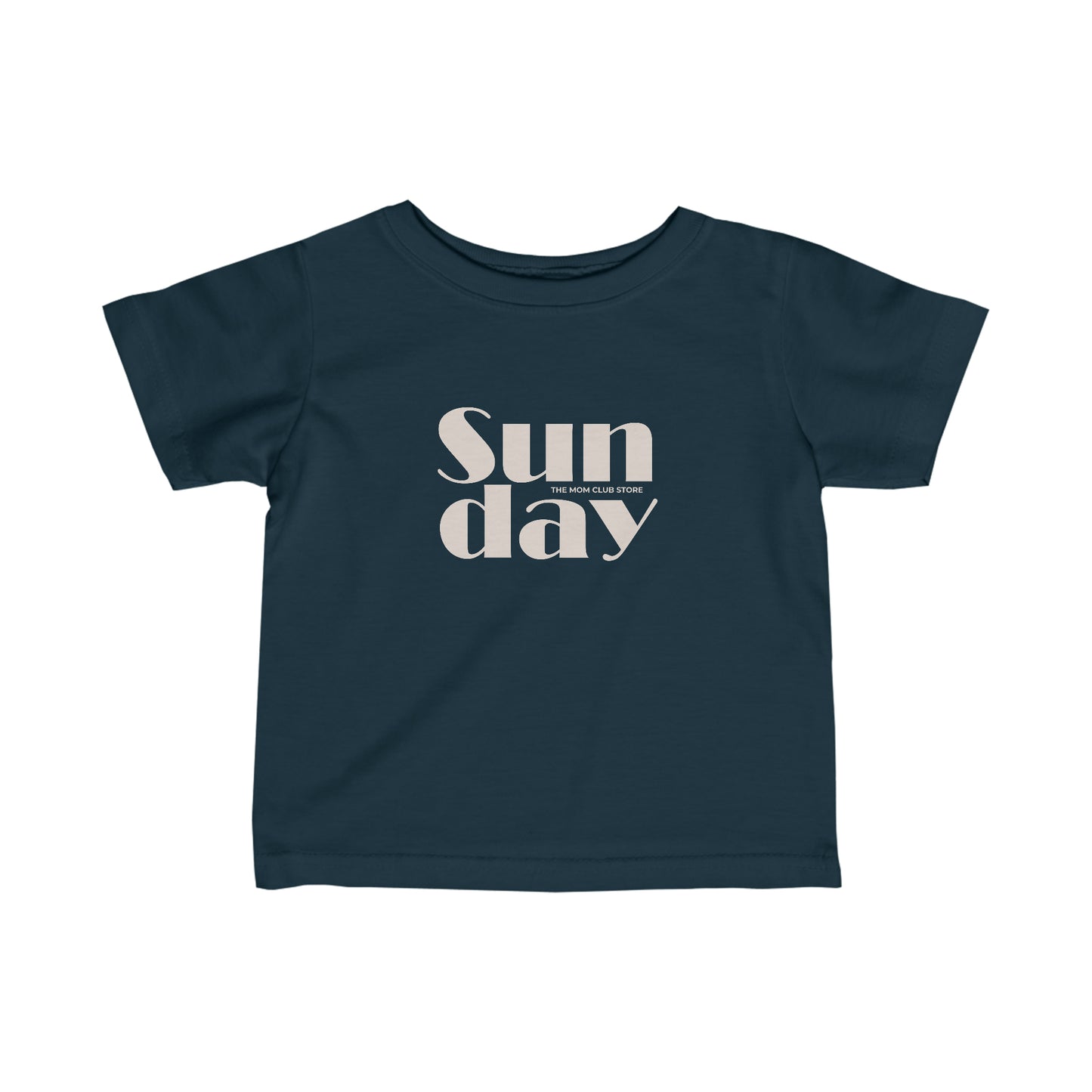 T-shirt à manches courtes à imprimé unisexe SUNDAY pour 6m-24m