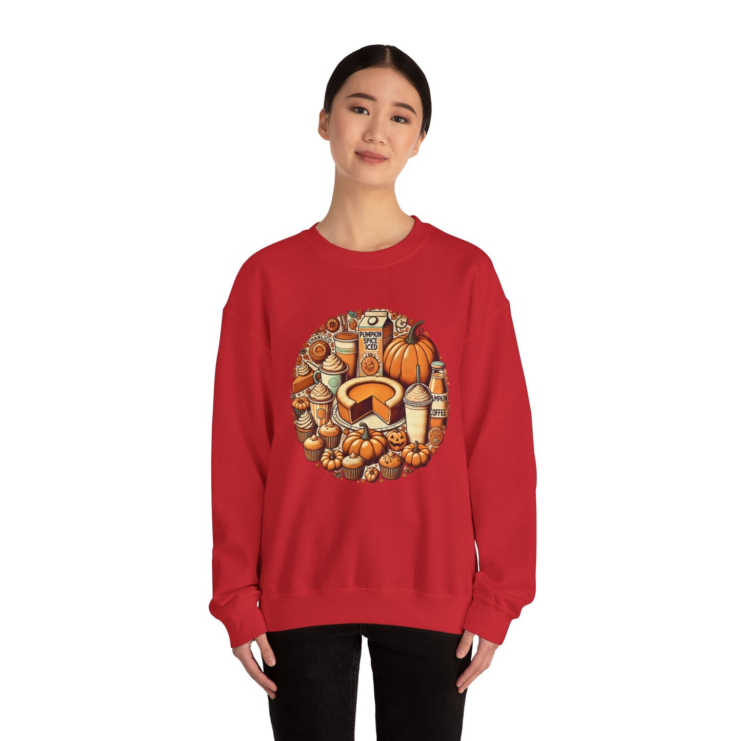 Crewneck sweatshirt to print -PUMPKINS AND CO- unisex for adults