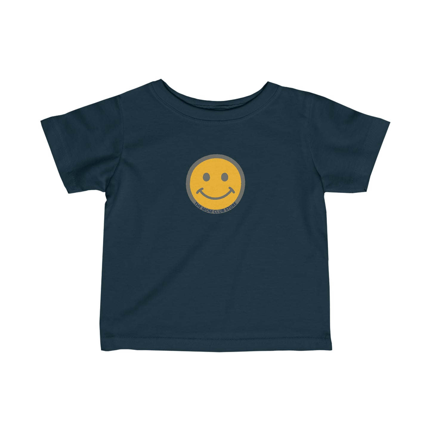 SMILEY unisex print short-sleeved t-shirt for 6m-24m