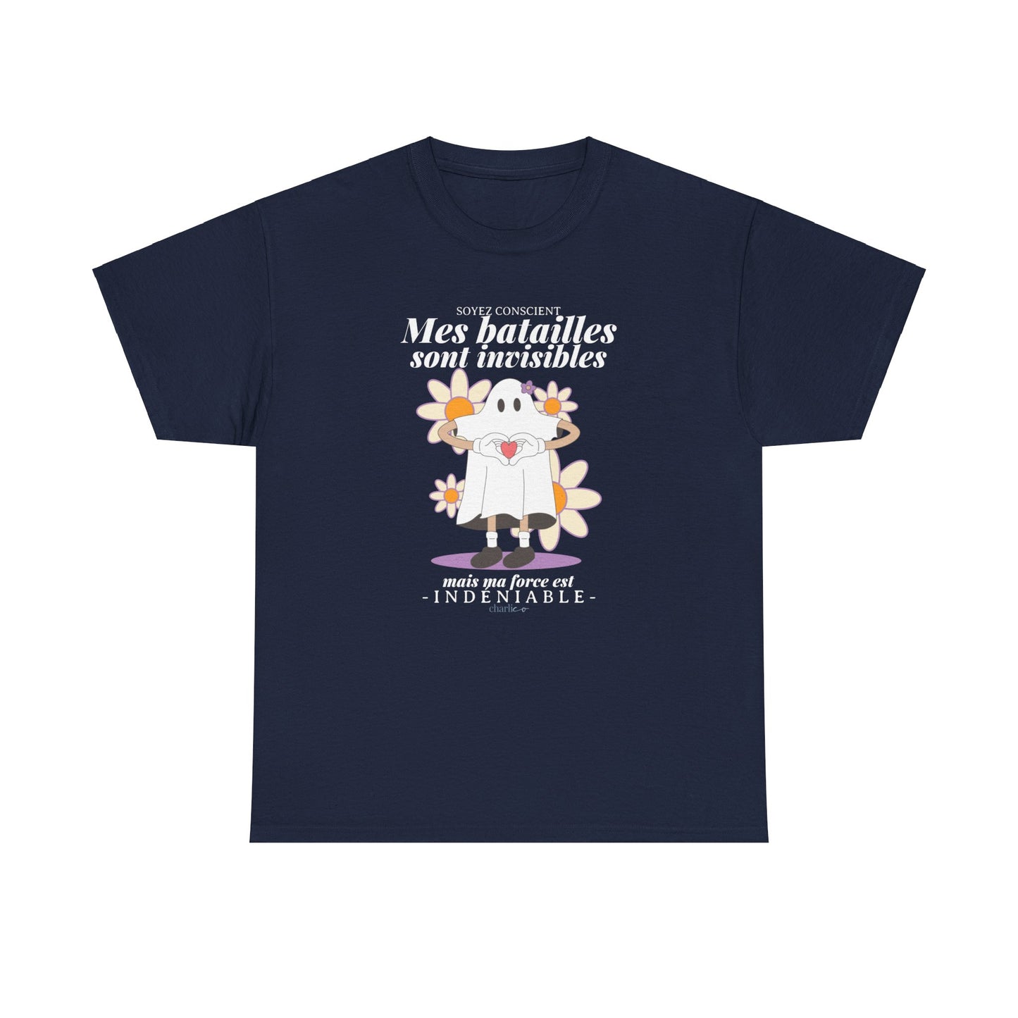 T-shirt à imprimer MALADIES INVISIBLES pour adulte