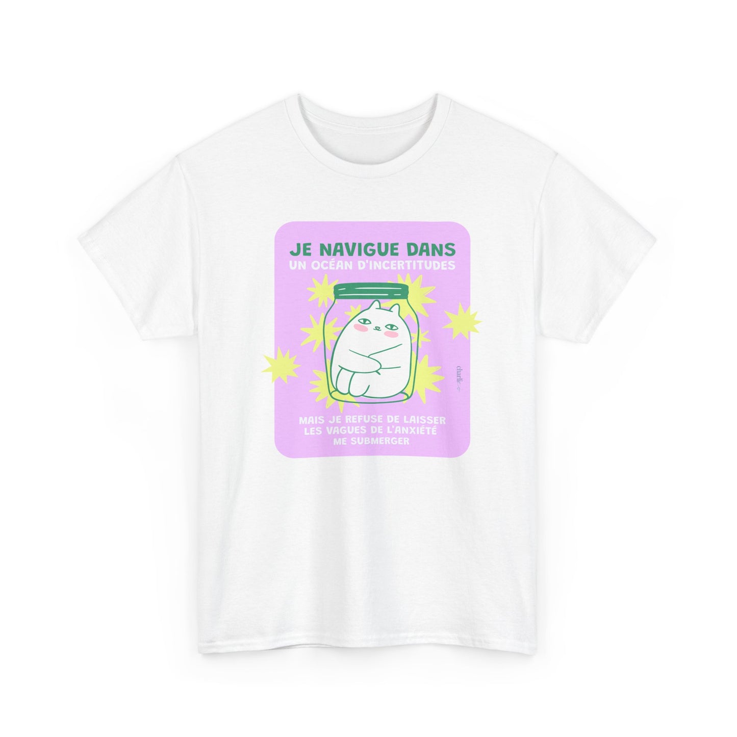 T-shirt à imprimer -ANXIÉTÉ- pour adulte