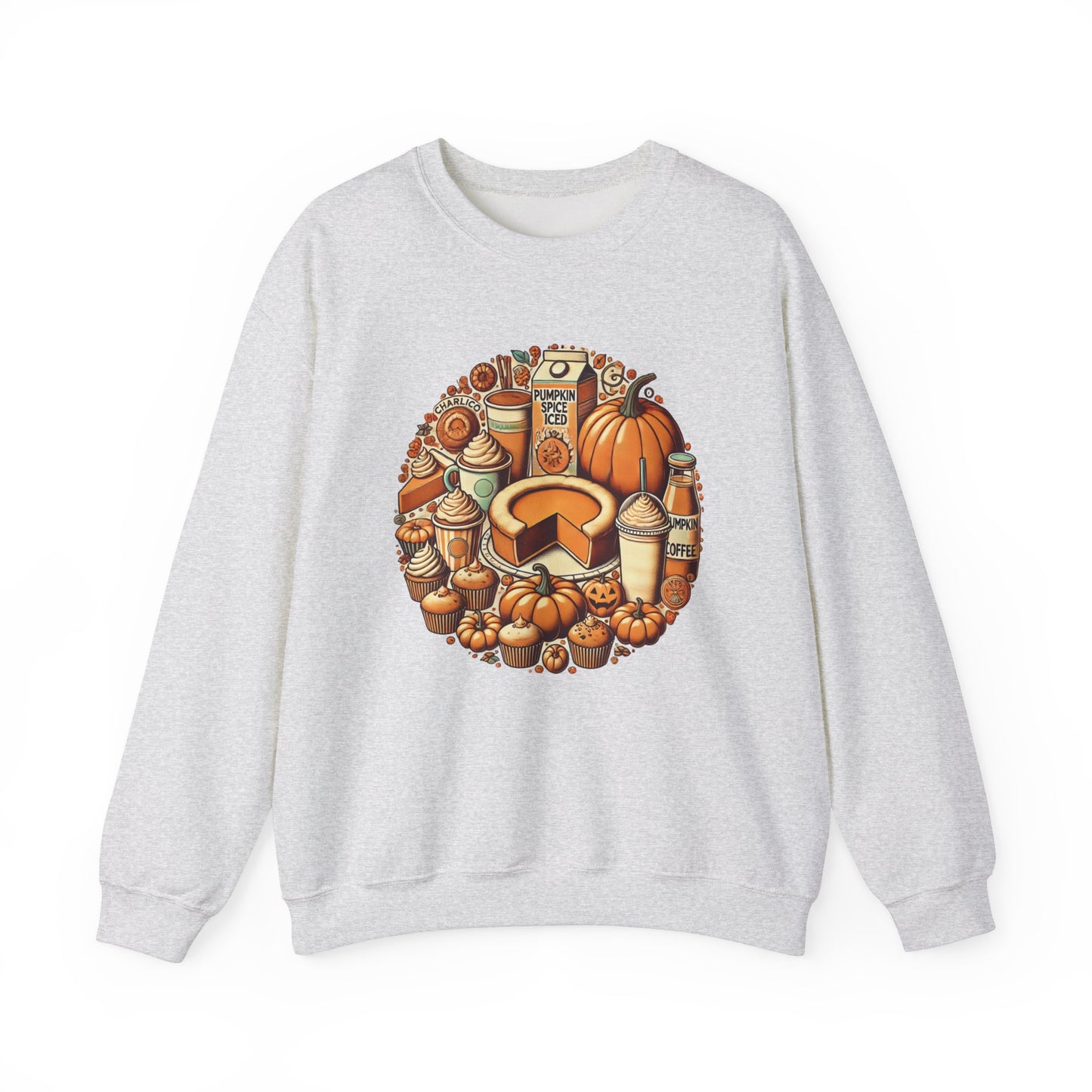 Crewneck sweatshirt to print -PUMPKINS AND CO- unisex for adults