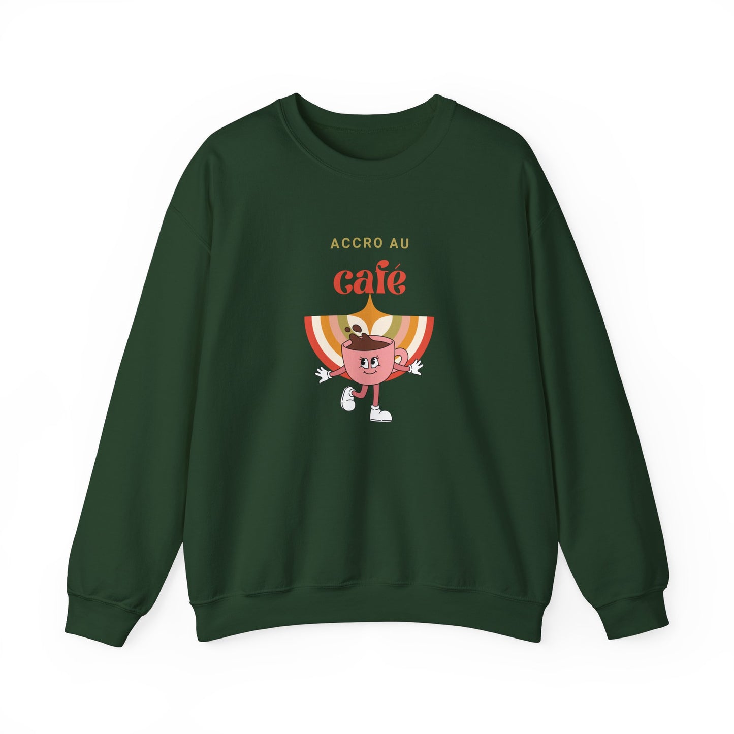 COFFEE ADDICTED crewneck sweatshirt - adult