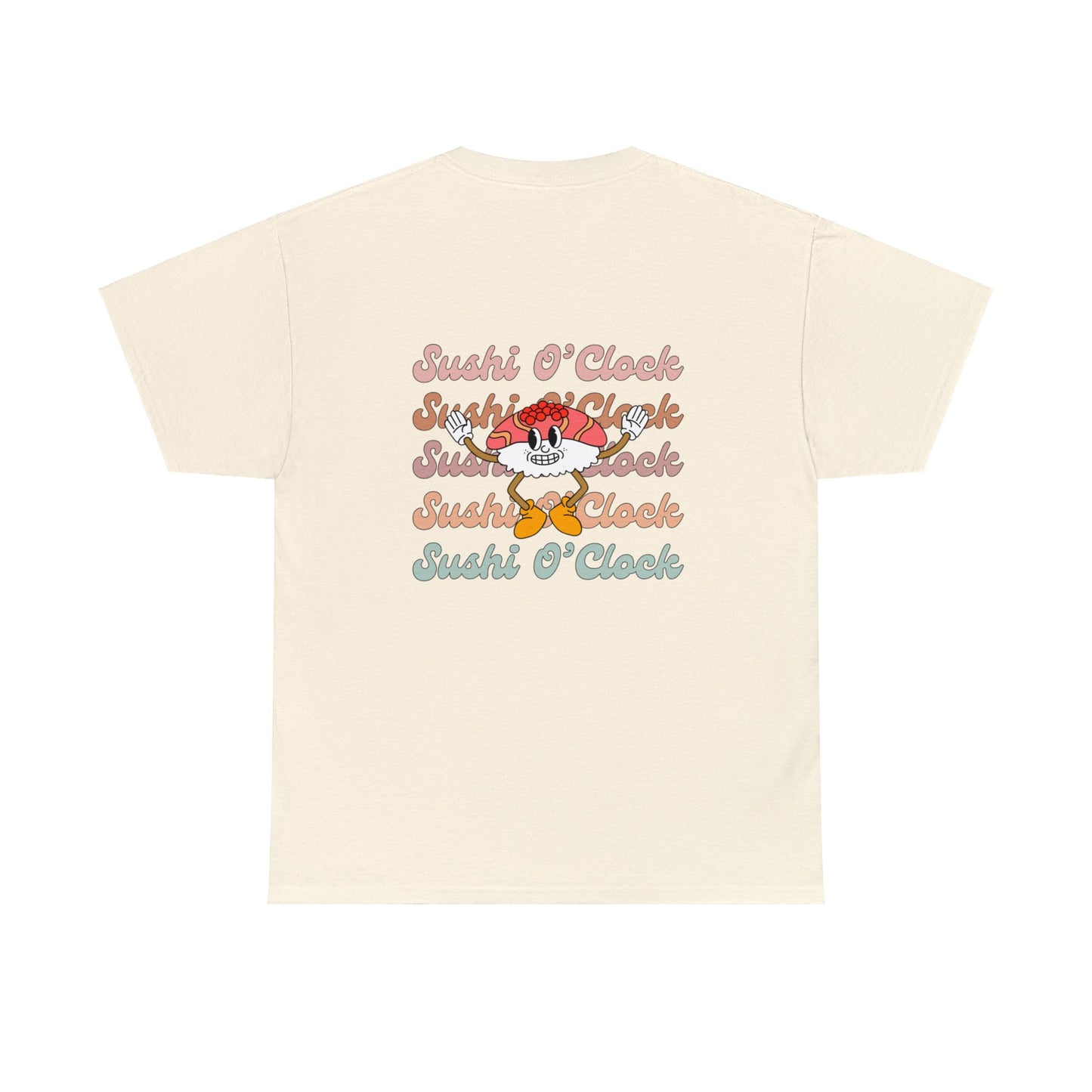 Vintage t-shirt SUSHI O'CLOCK - adulte