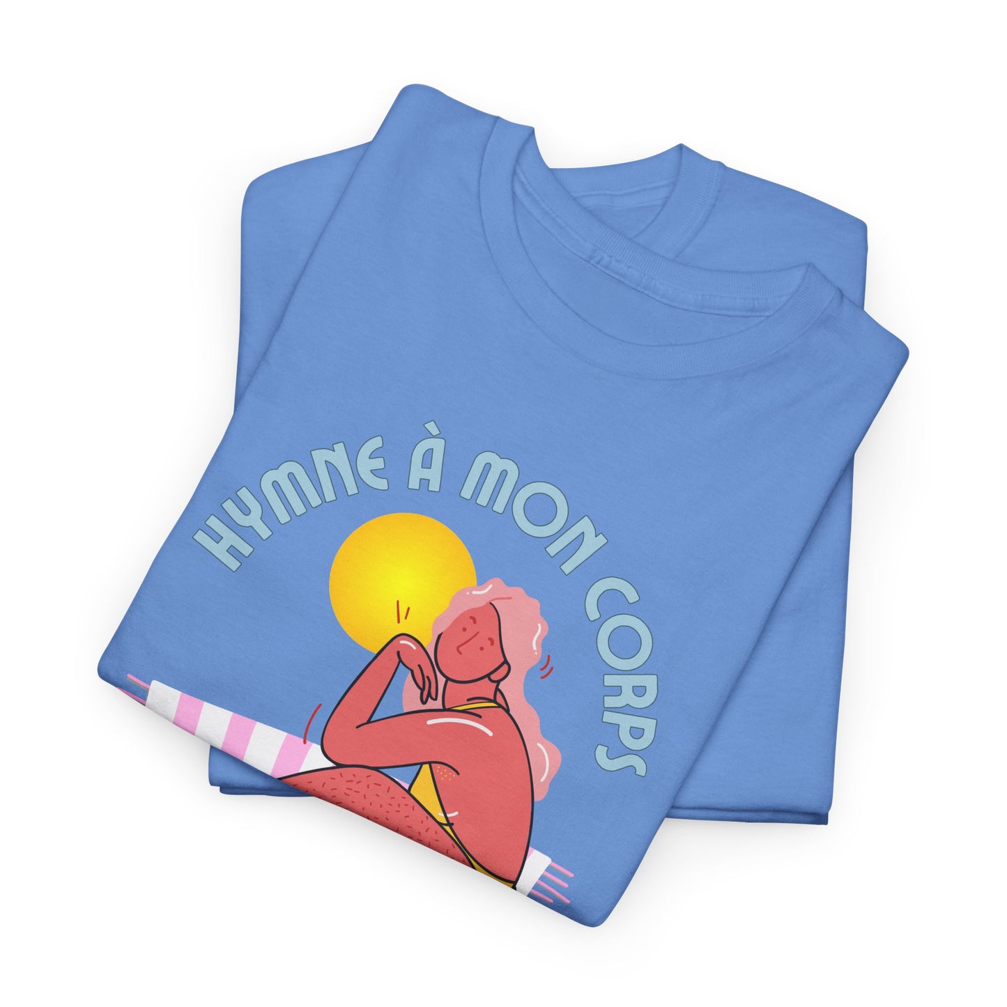 T-shirt à imprimer -HYMNE À MON CORPS- pour adulte