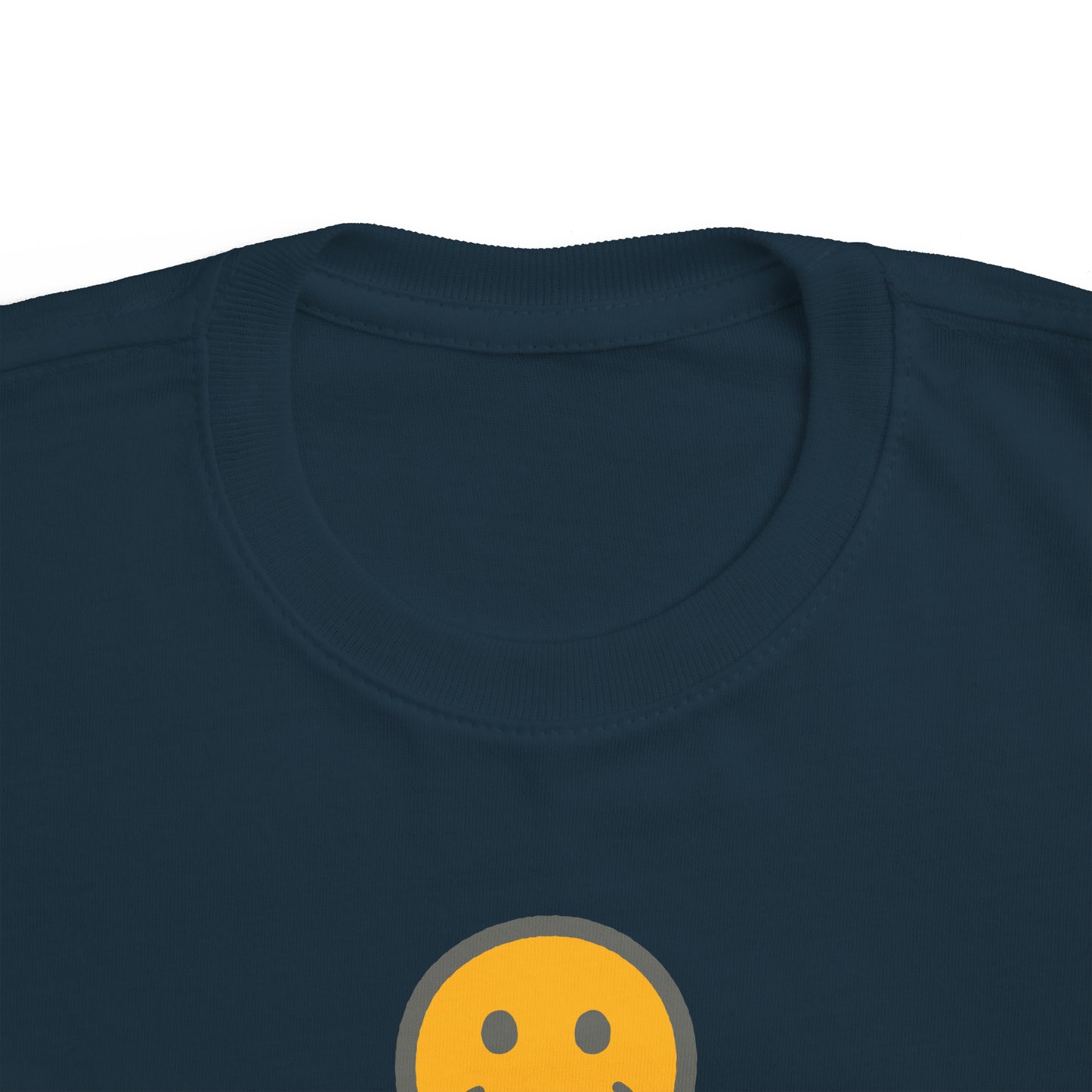 T-shirt à manches courtes à imprimé unisexe smiley toddler