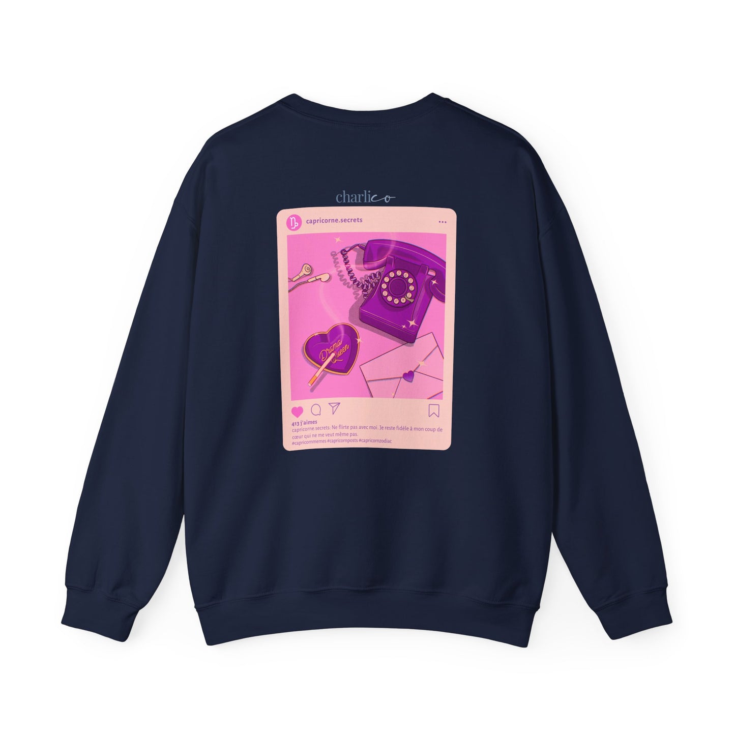 Crewneck sweatshirt -CAPRICORN- for adults