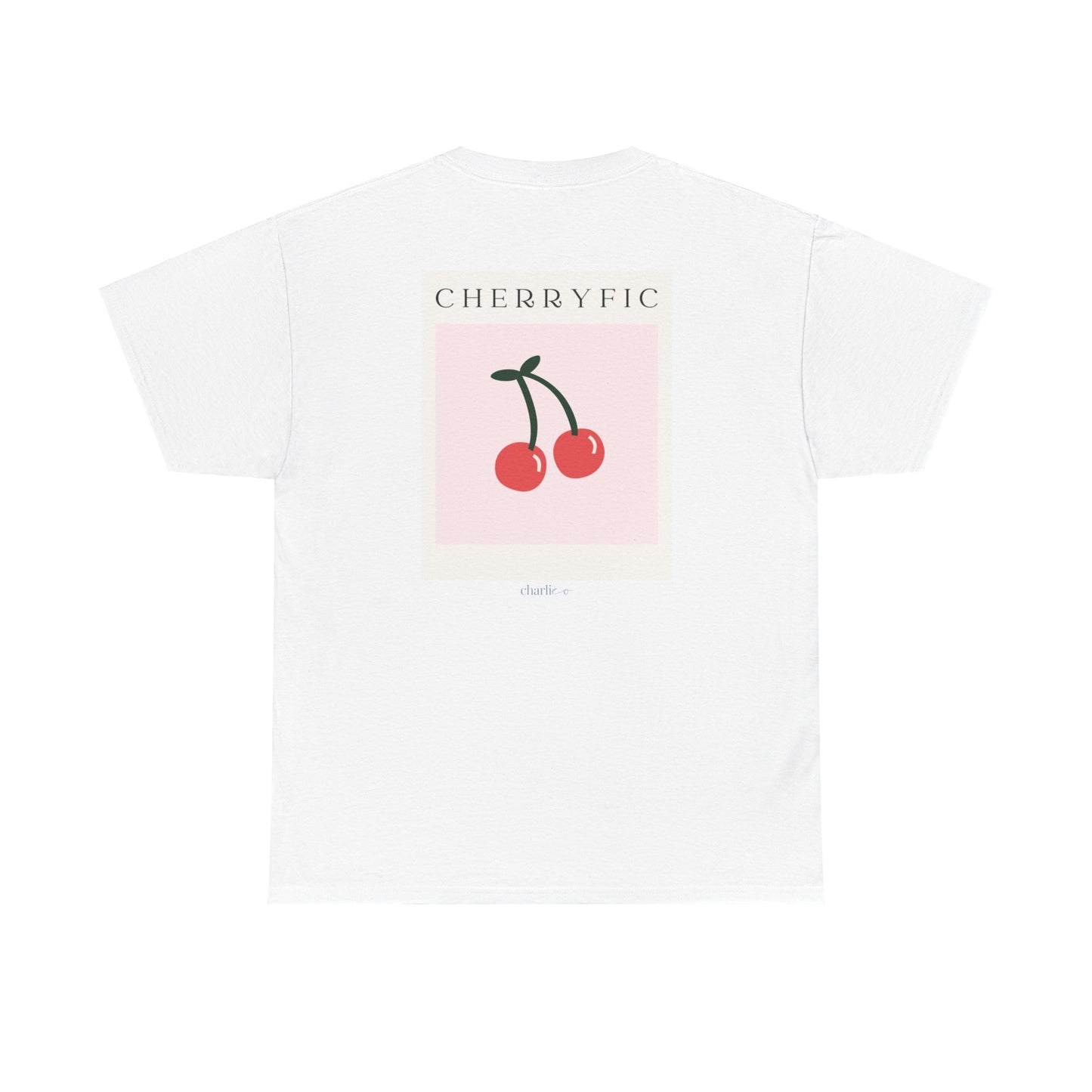 Short-sleeved t-shirt with unisex print -CHERRYFIC- for adults