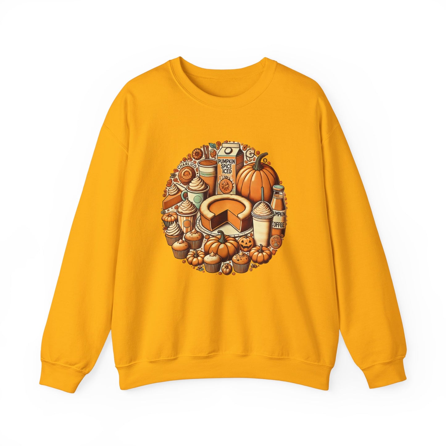 Crewneck sweatshirt to print -PUMPKINS AND CO- unisex for adults