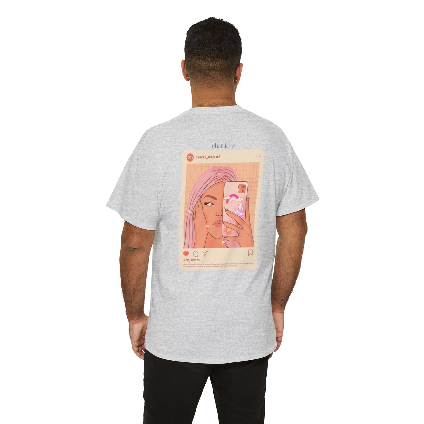 T-shirt à imprimer -CANCER- pour adulte