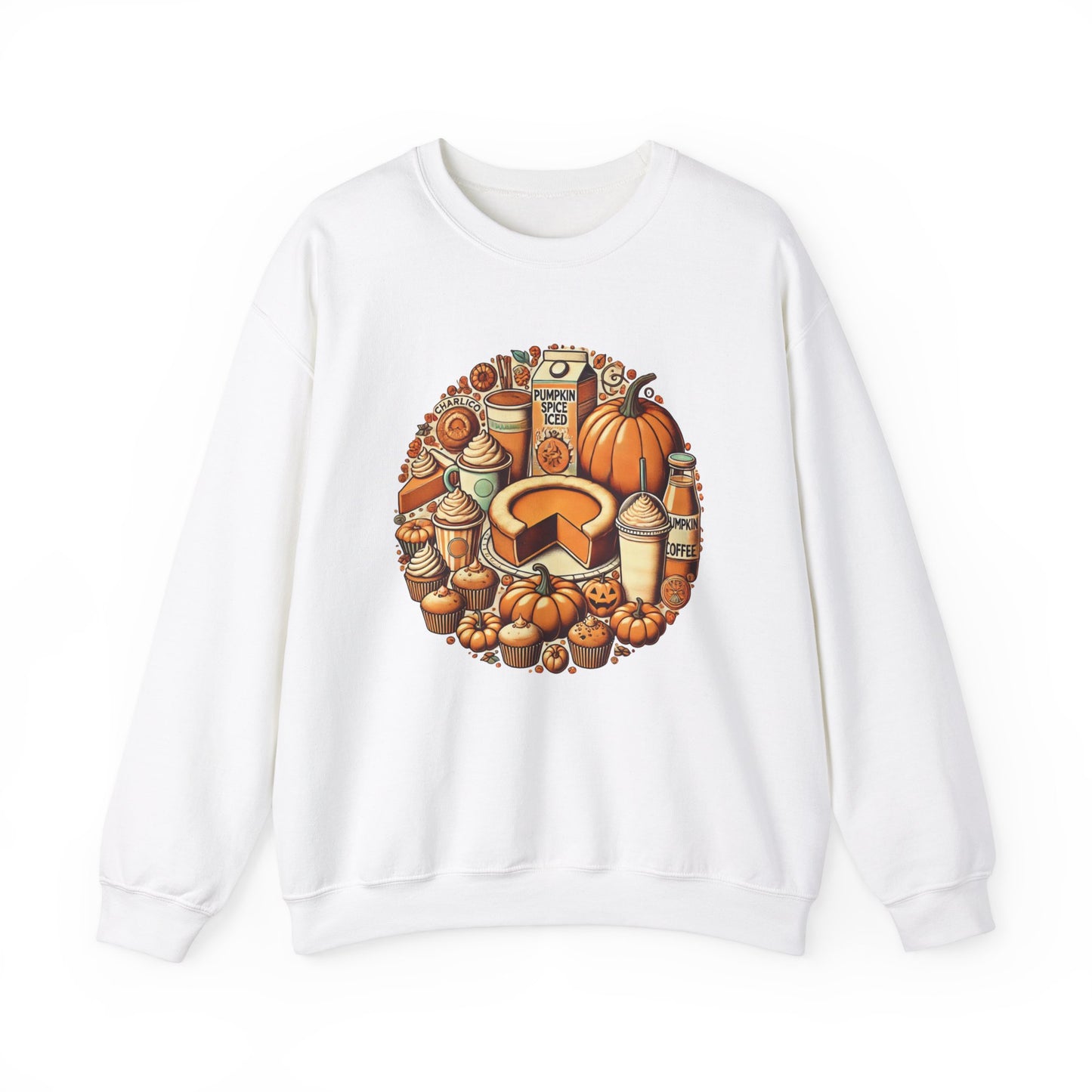 Crewneck sweatshirt to print -PUMPKINS AND CO- unisex for adults