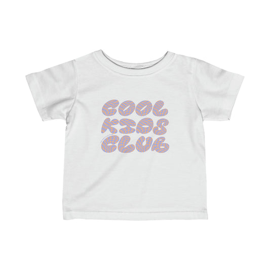 T-shirt à manches courtes à imprimé unisexe COOL KIDS CLUB pour 6m-24m