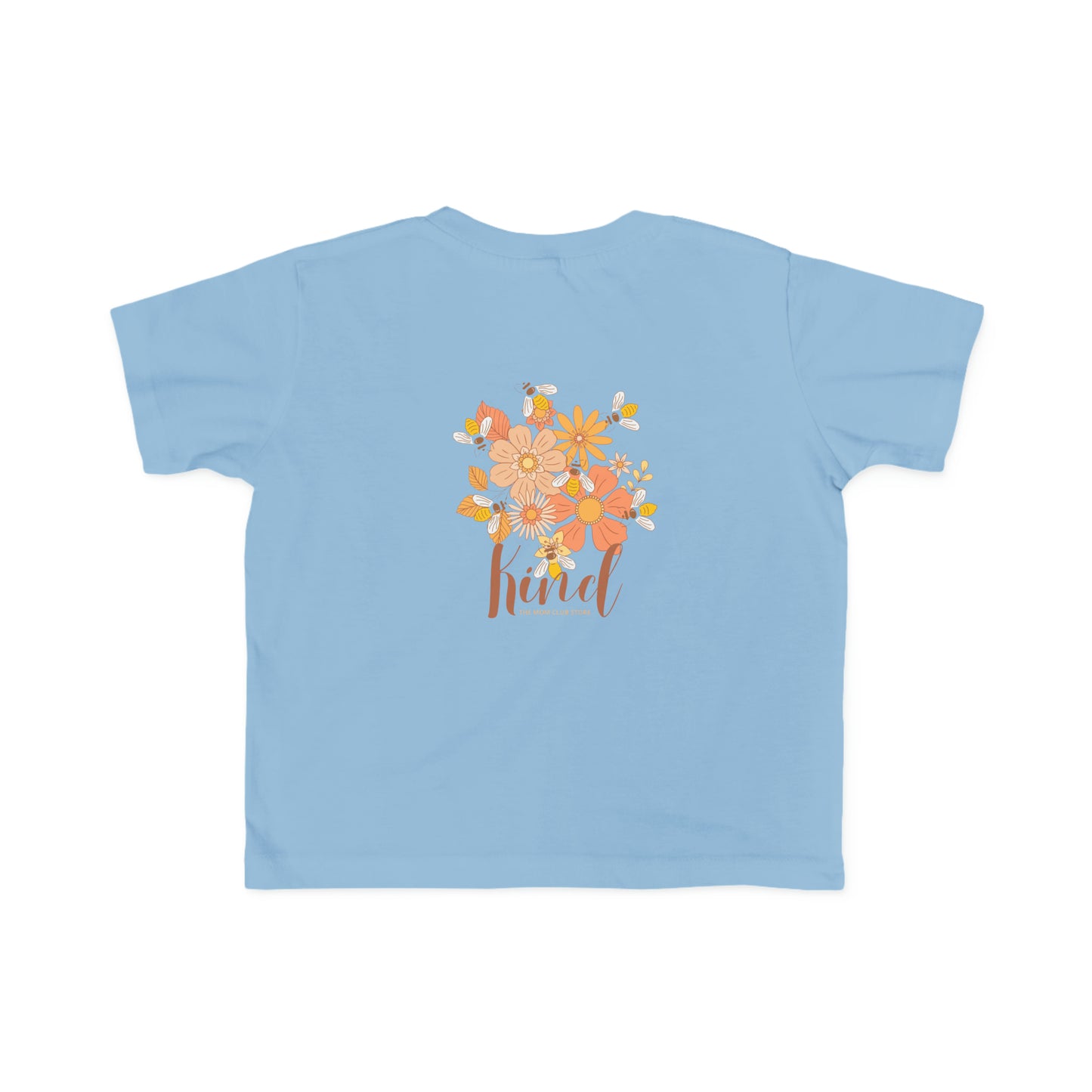 T-shirt à manches courtes à imprimé unisexe BEE KIND pour toddler