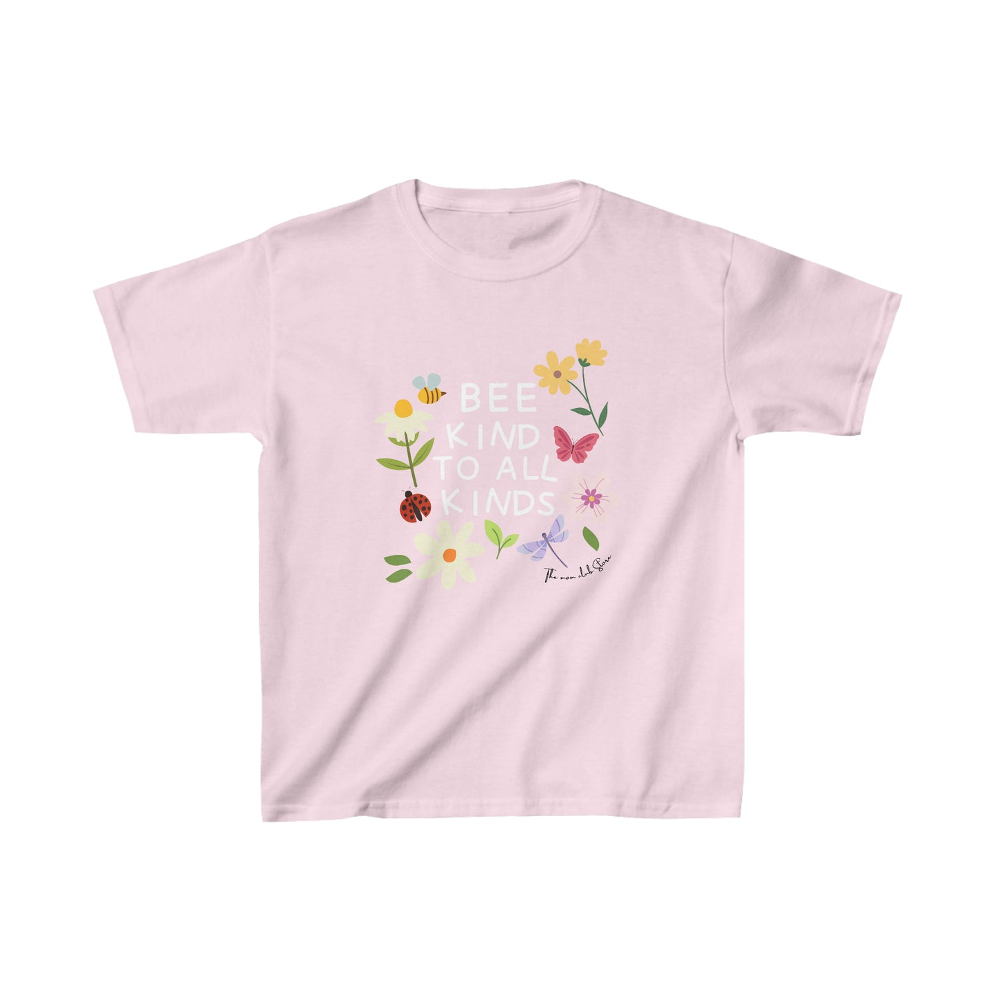T-shirt à manches courtes à imprimé unisexe be kind to ALL KINDS pour enfant